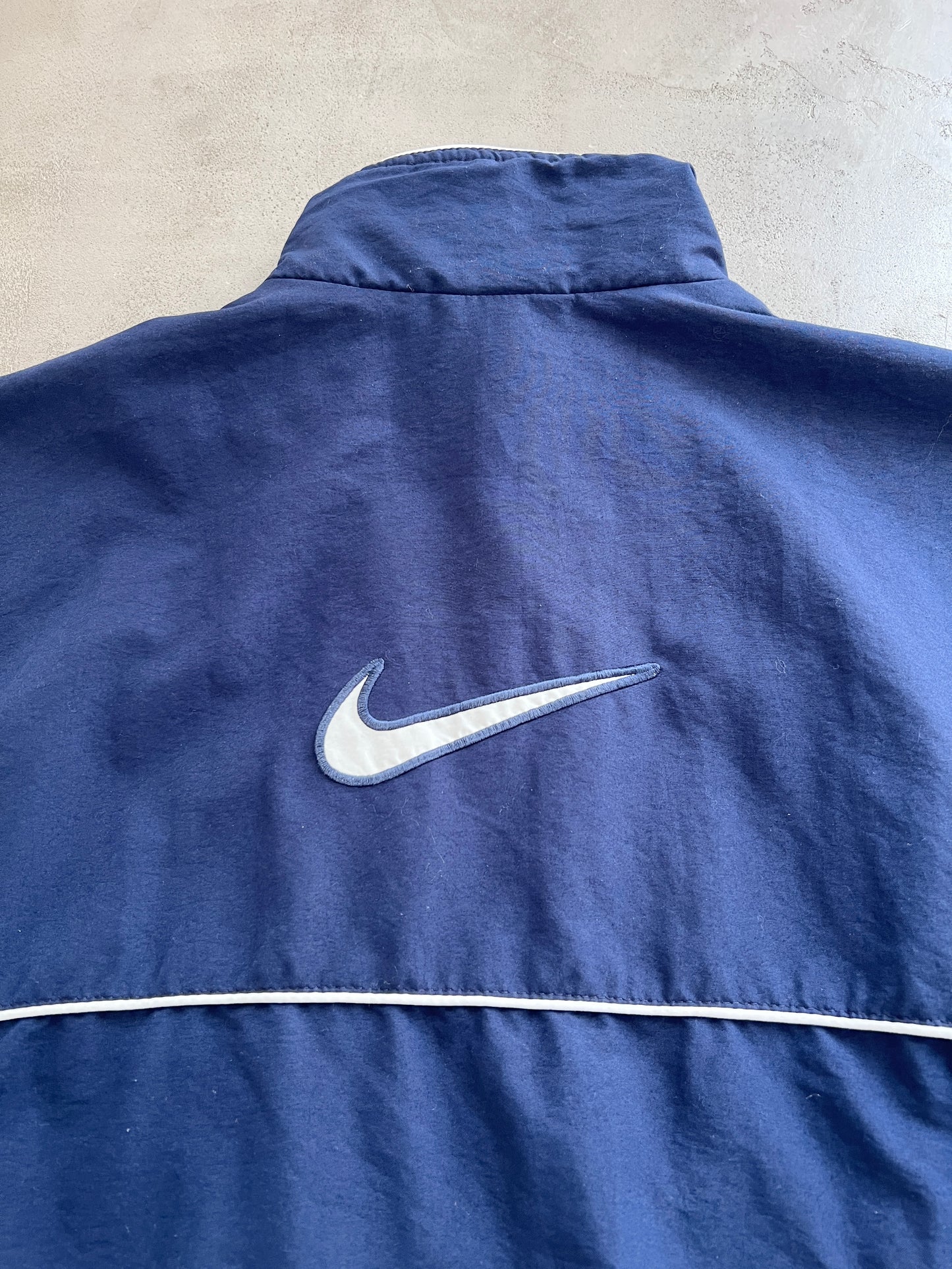 NAVY NIKE TRACK JACKET - 2000S - XL