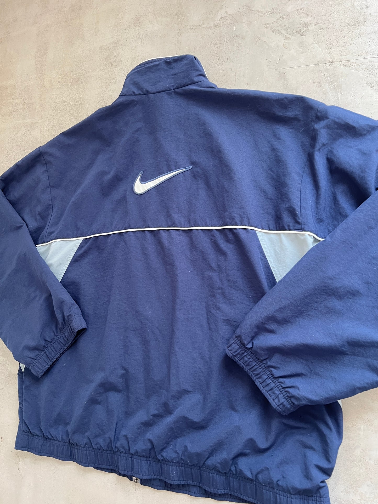 NAVY NIKE TRACK JACKET - 2000S - XL