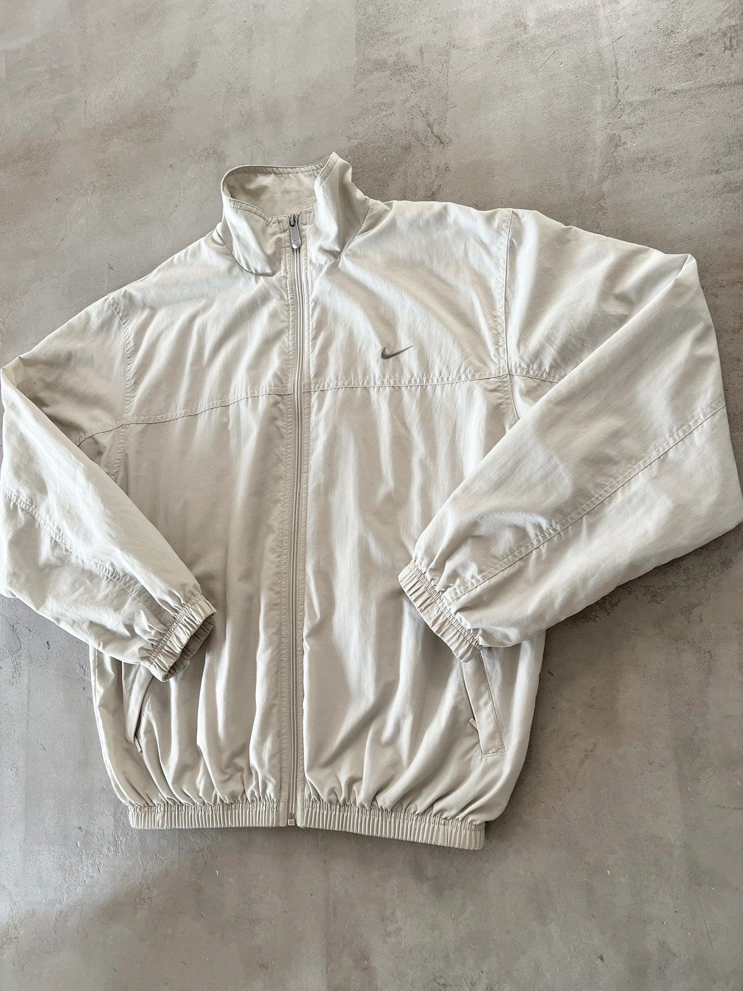 CREME NIKE TRACK JACKET - 2000S - L/M