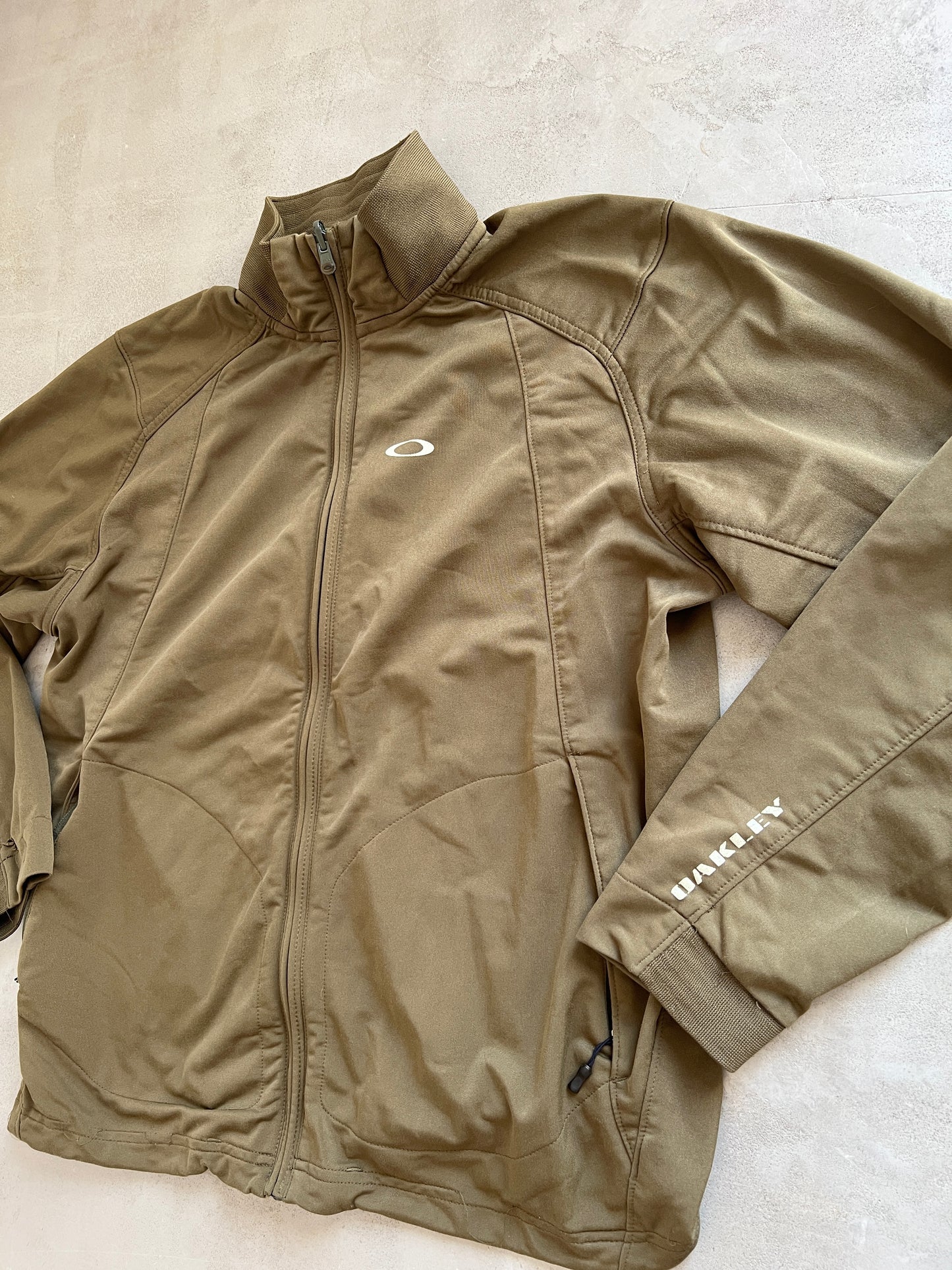 OLIVE OAKLEY JACKET - 1990S - L