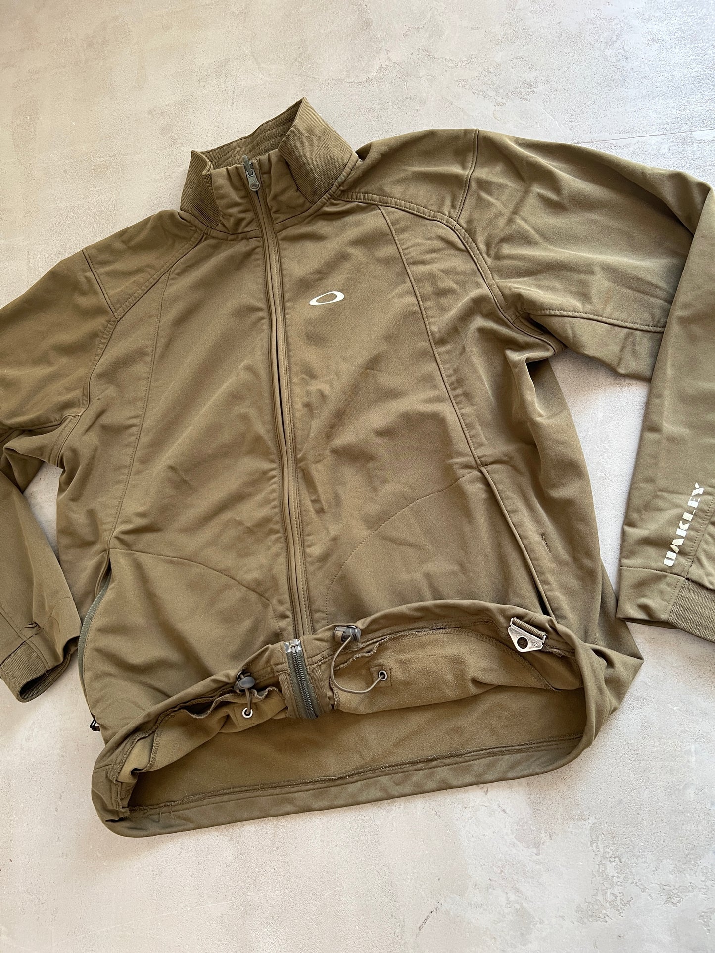 OLIVE OAKLEY JACKET - 1990S - L