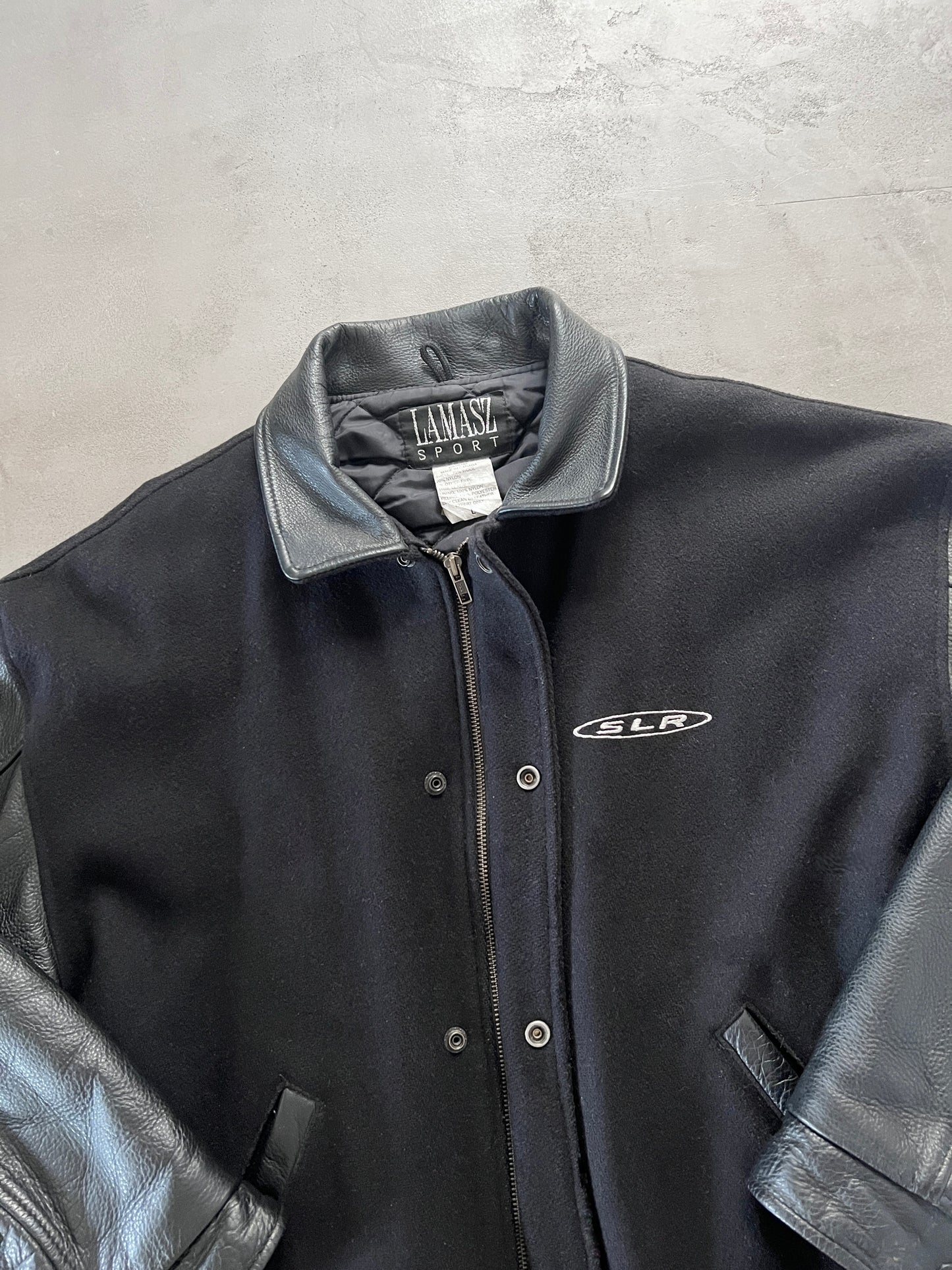 BLACK MERCEDES BENZ SLR MCLAREN JACKET - 2000S - XL/L