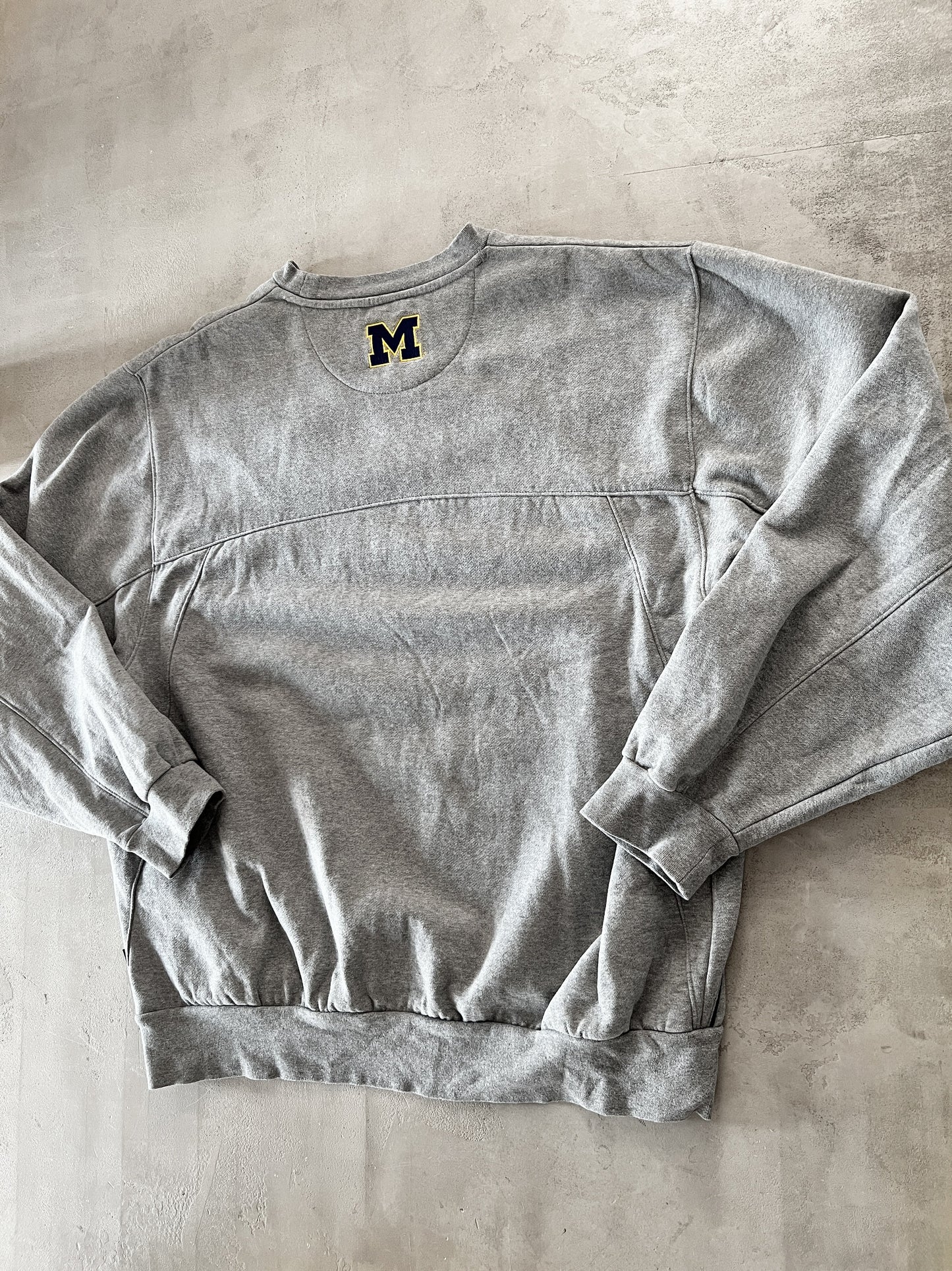 GREY MICHIGAN STATE NIKE SWEATER - 2000S - XL/L