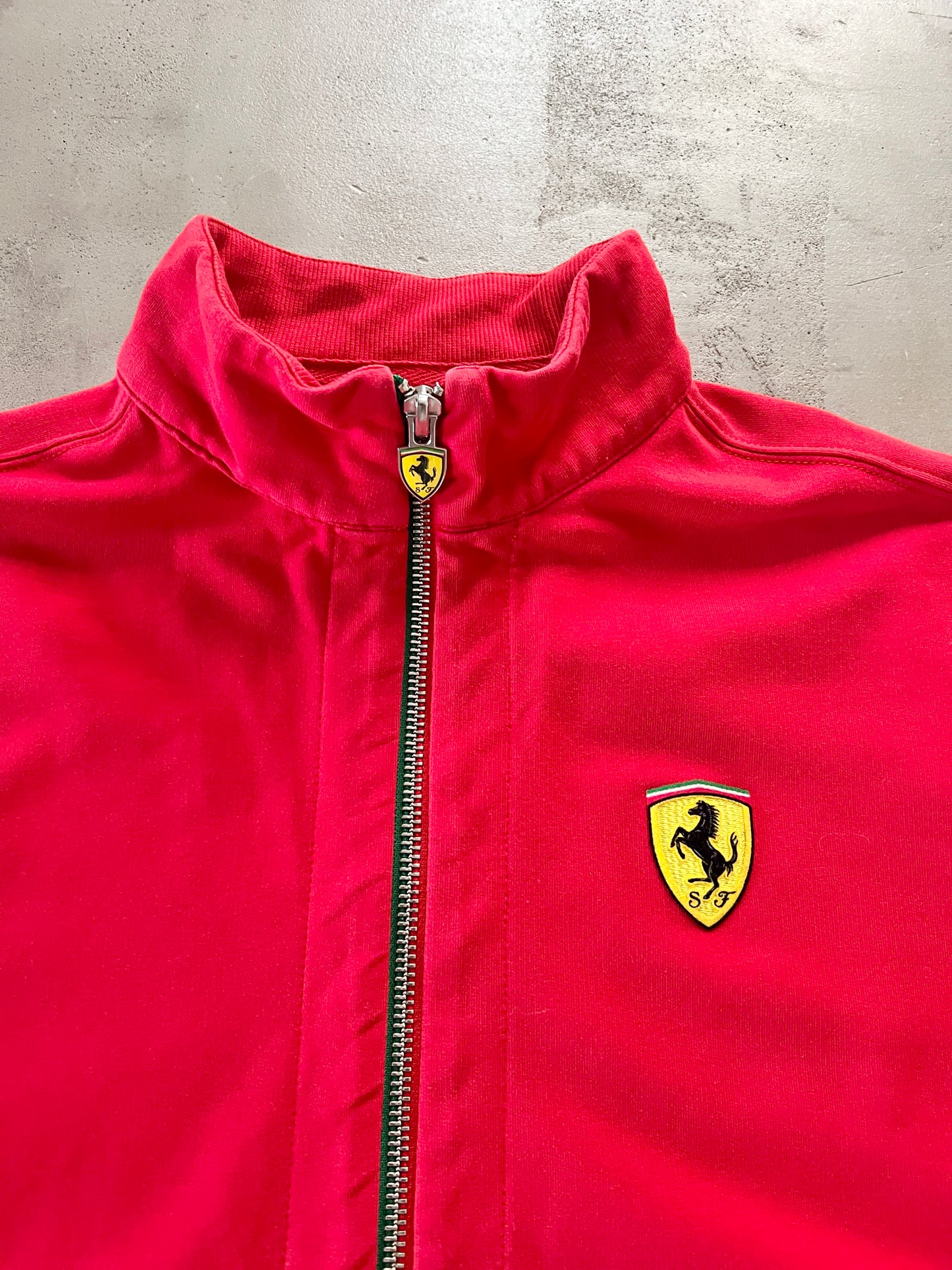 RED FERRARI JACKET - 2000S - WOMENS L