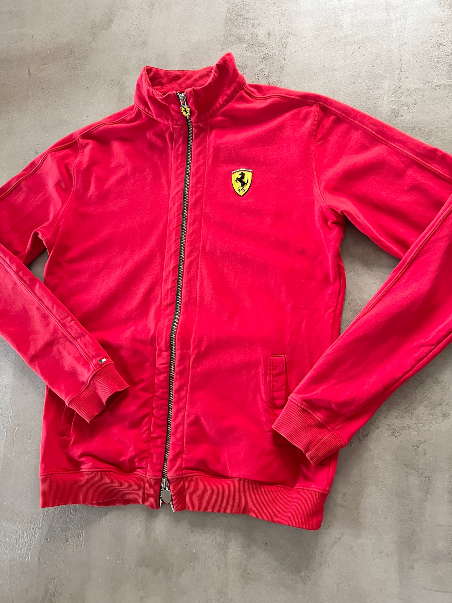 RED FERRARI JACKET - 2000S - WOMENS L