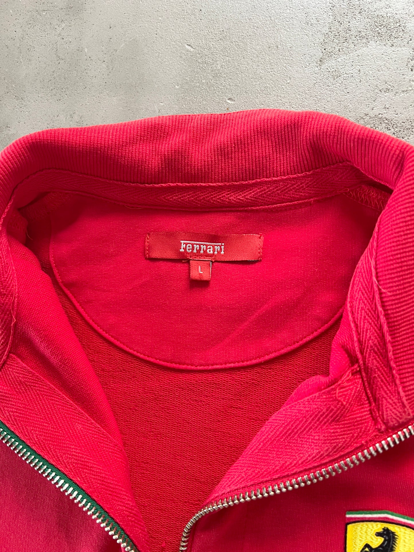RED FERRARI JACKET - 2000S - WOMENS L