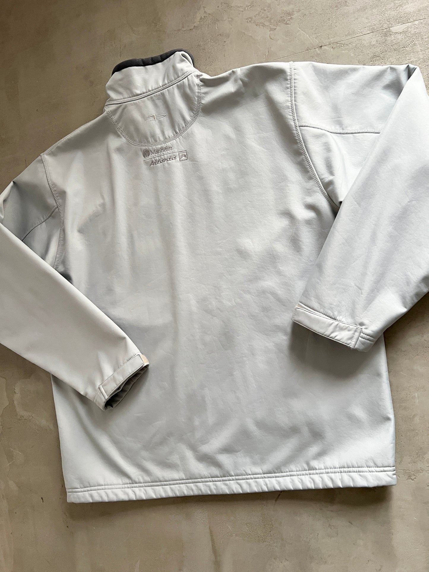 GREY BMW TRACK JACKET - 2000S - XL/L
