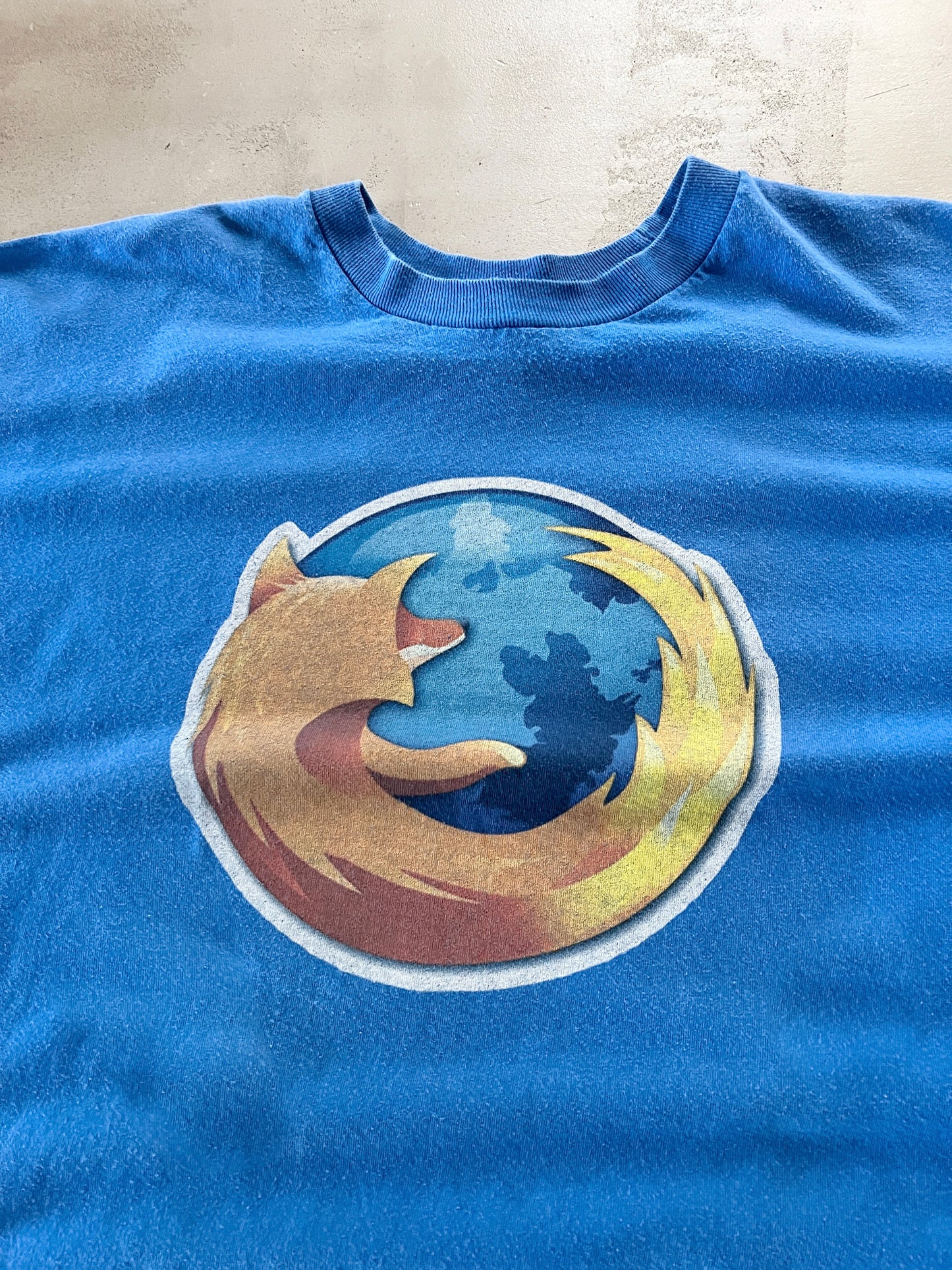 BLUE FIREFOX PROMO TEE - 2000S - XL