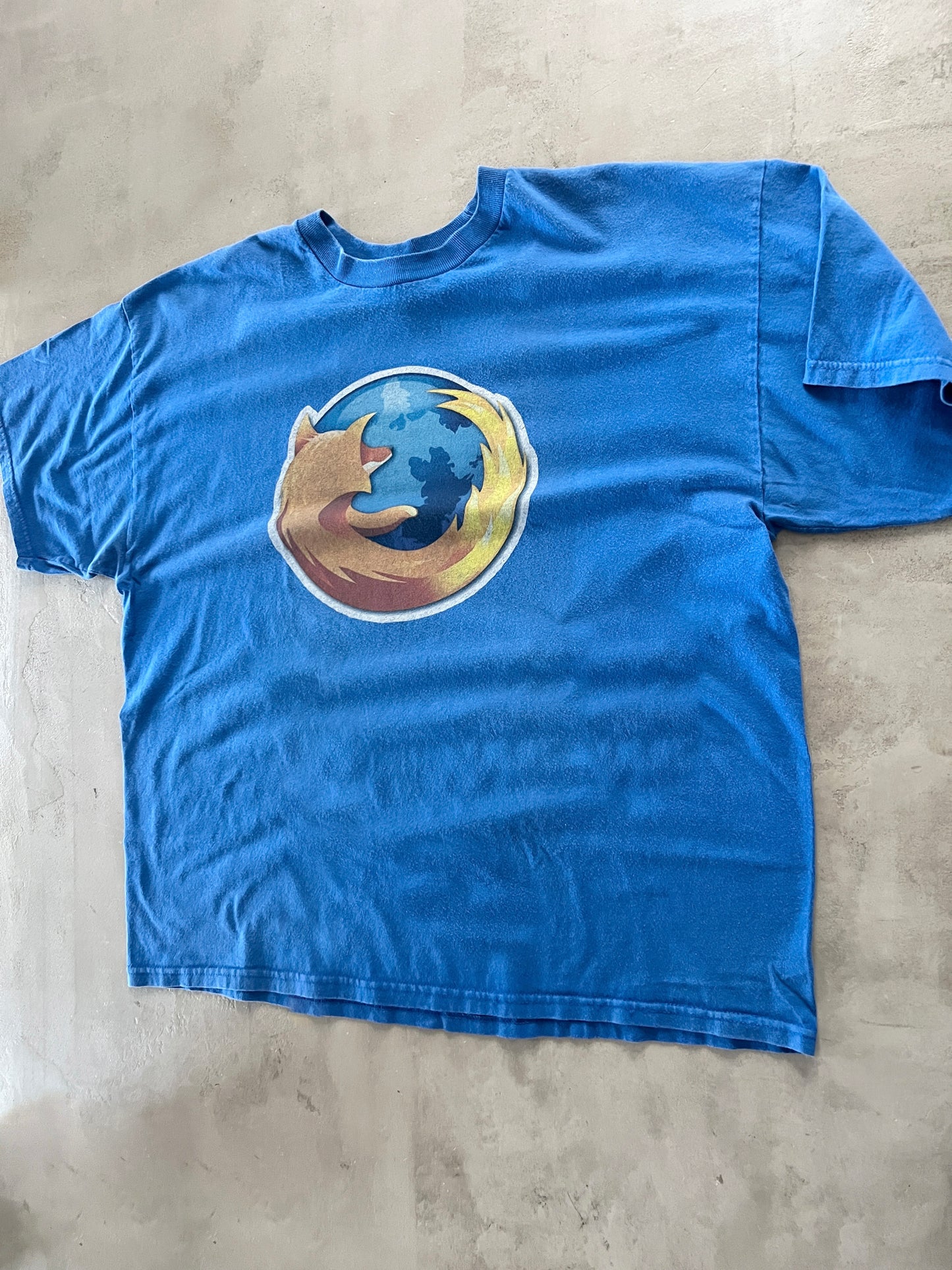 BLUE FIREFOX PROMO TEE - 2000S - XL