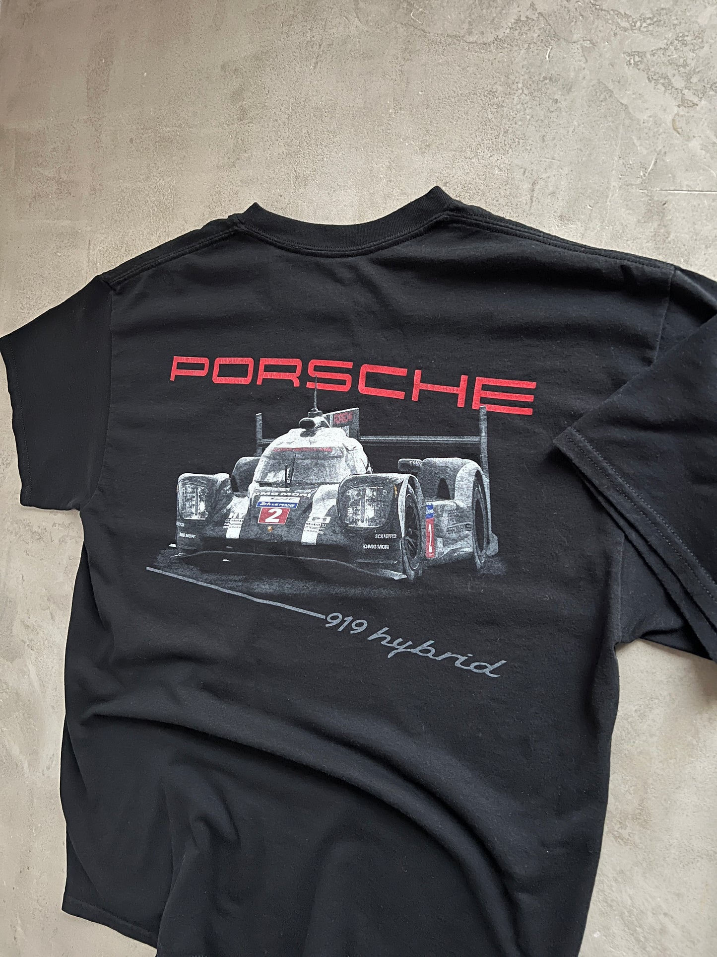 BLACK PORSCHE 919 TEE - 2000S - L