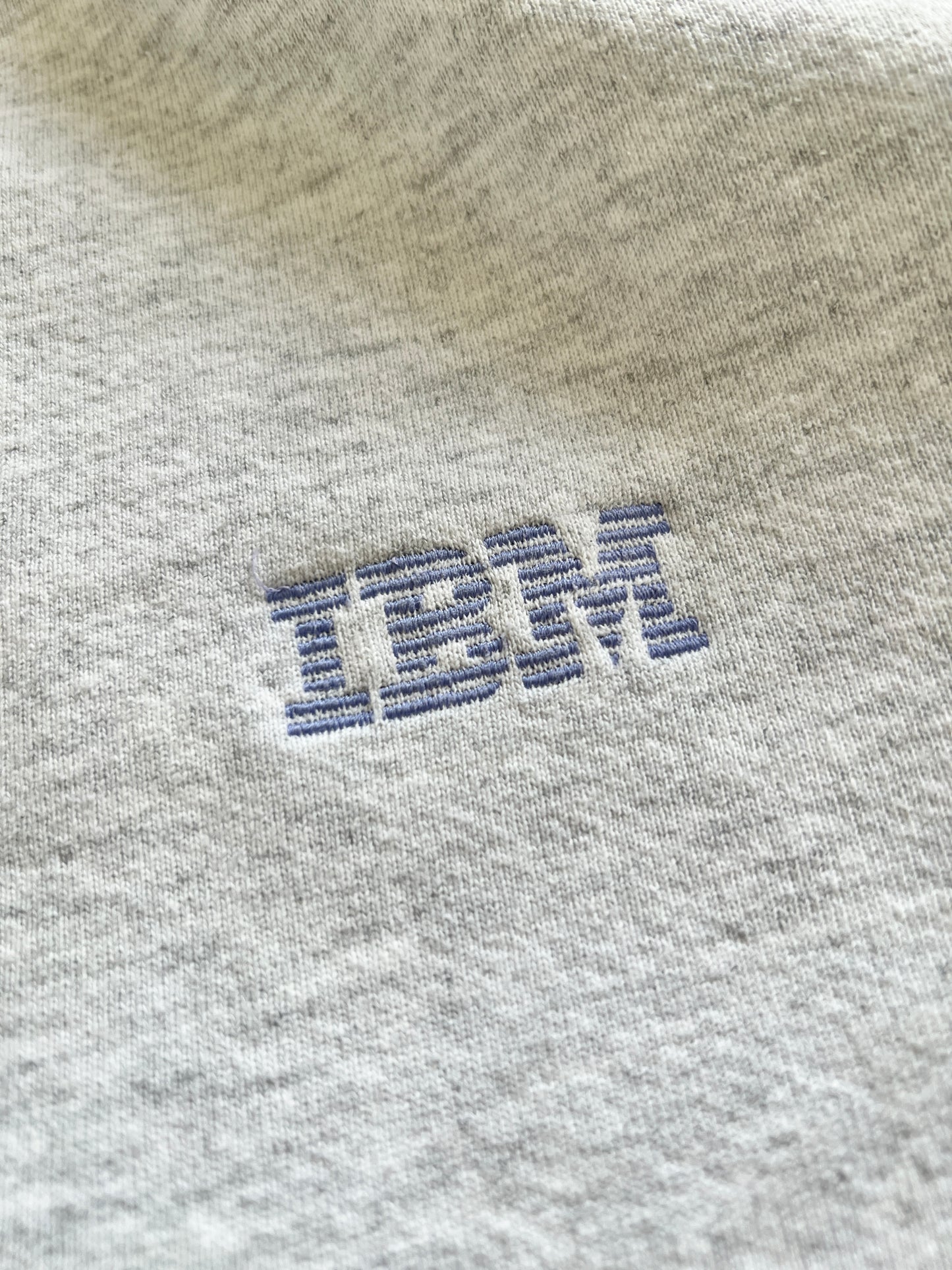 GREY IBM PROMO SWEATER - 1990S - M