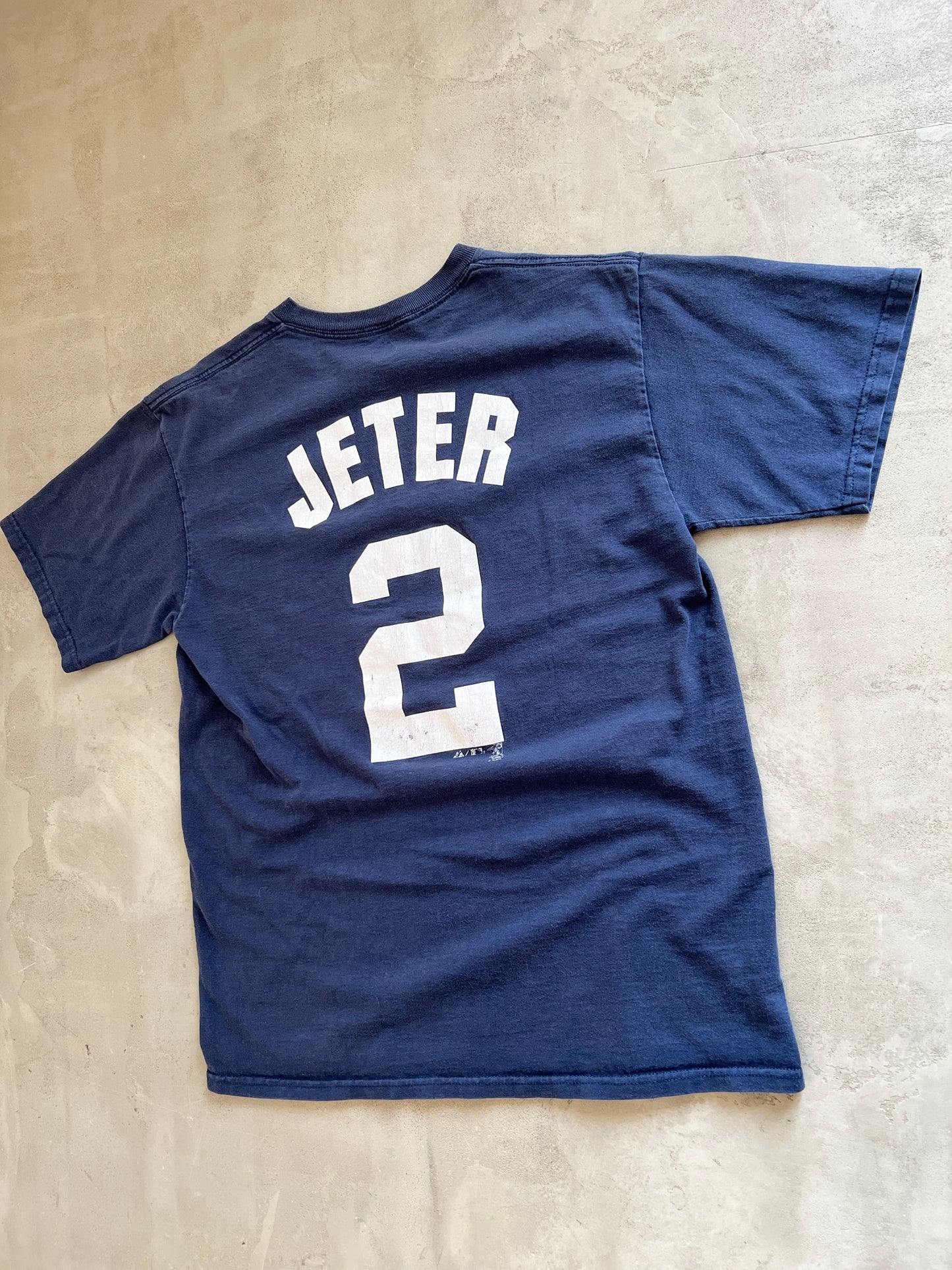 NAVY YANKEES TEE - 1990S - M