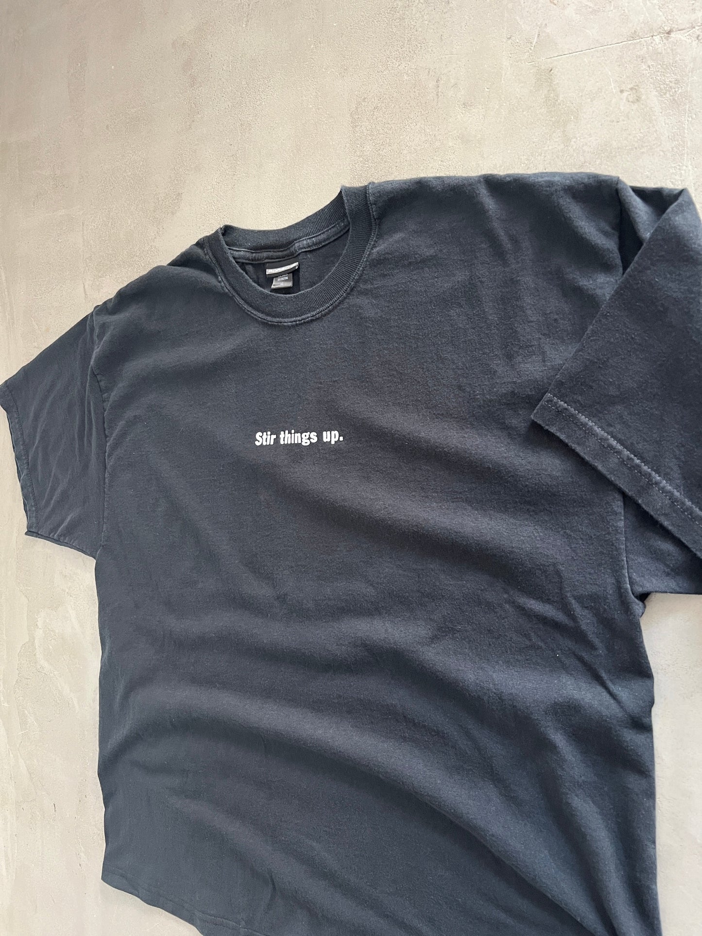 BLACK PORSCHE PROMO TEE - 2000S - L/XL