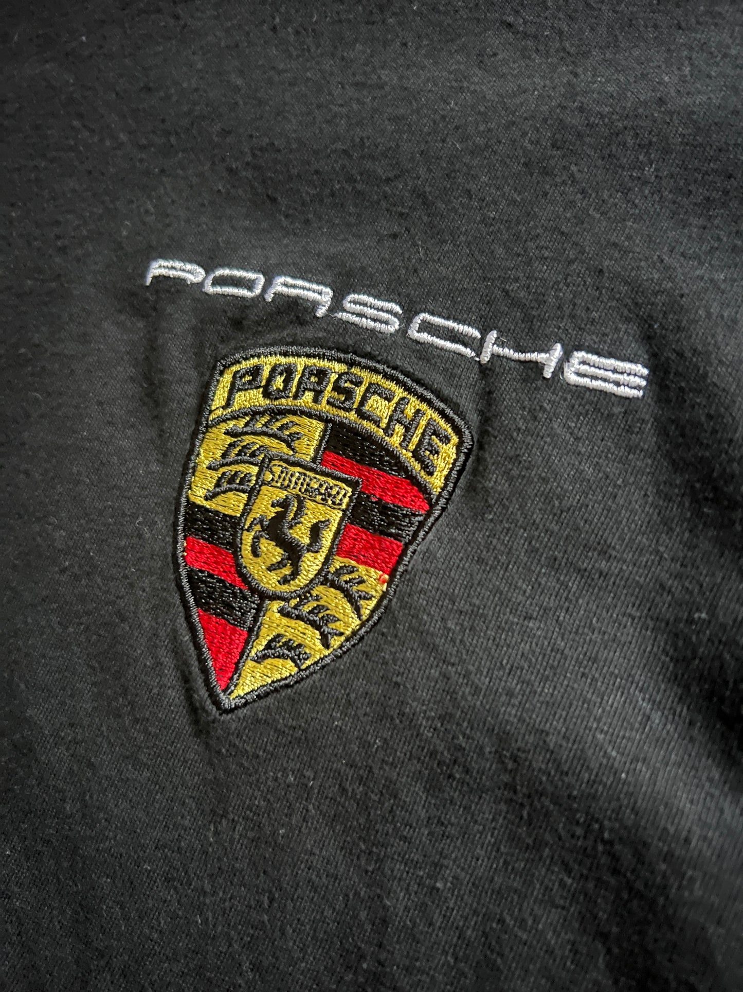 BLACK PORSCHE TEE - 2000S - L