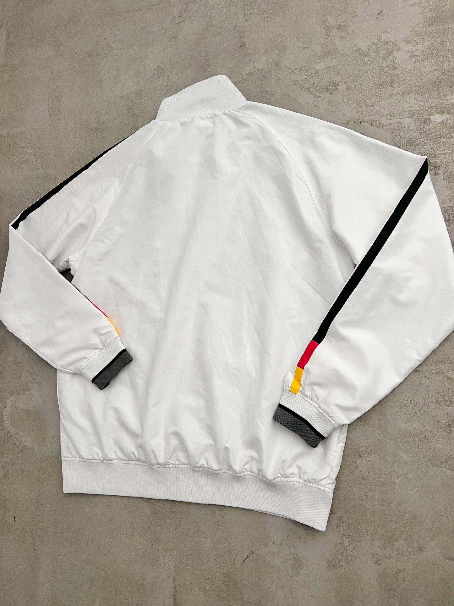 WHITE GERMANY SOCCER TRACK JACKET - 2000S - L