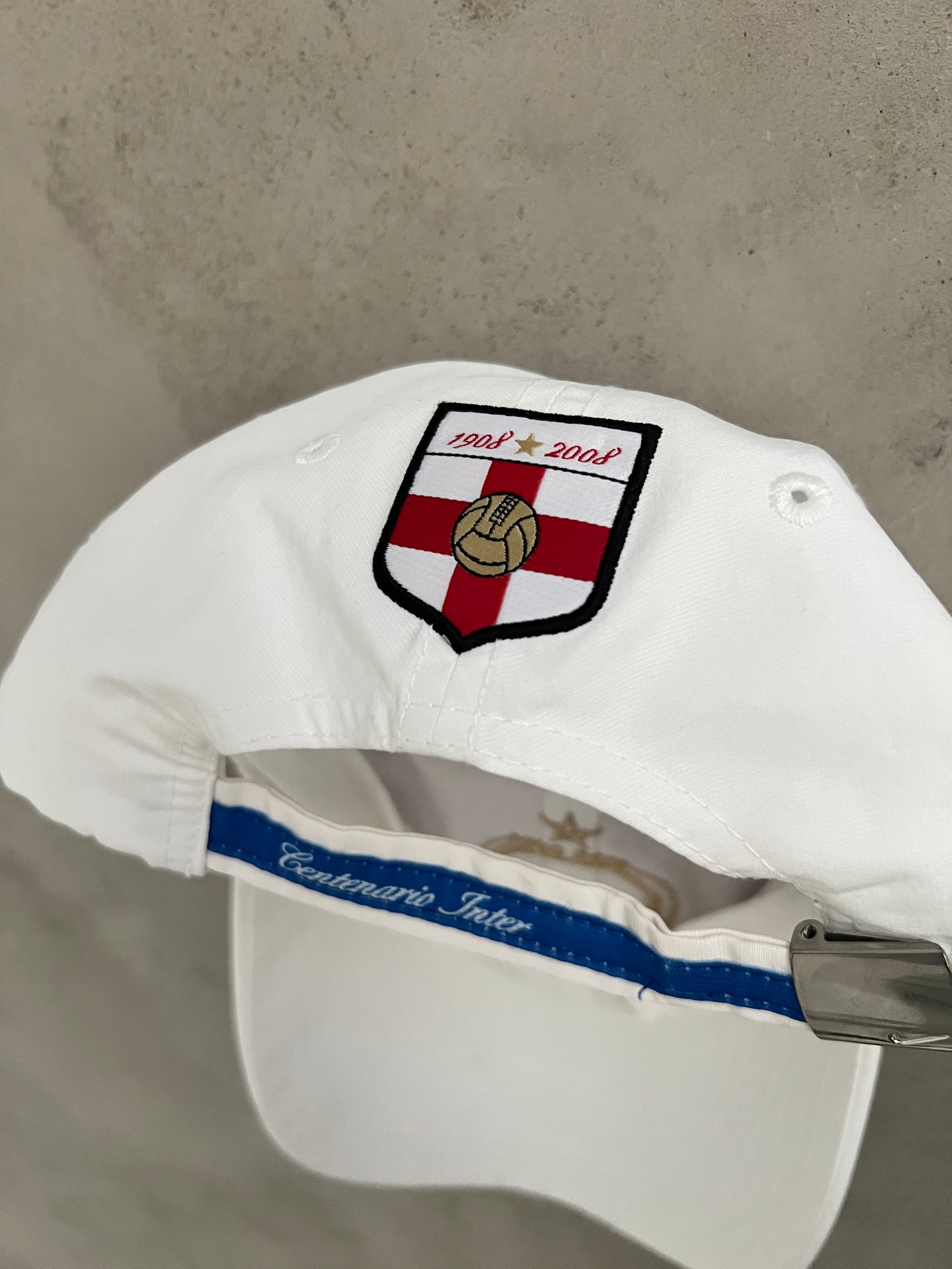 WHITE INTER MILAN NIKE CAP - 2000S