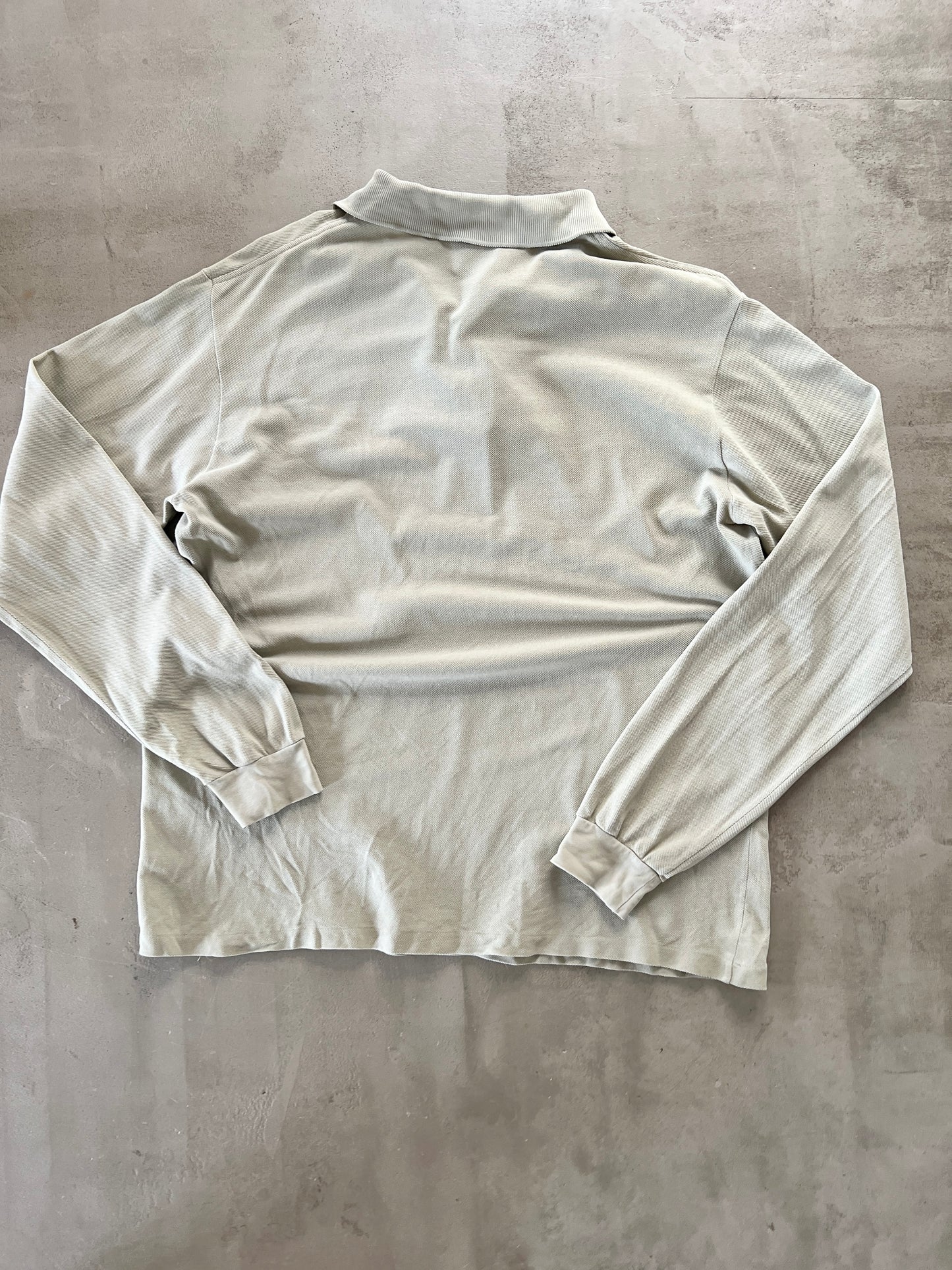 CREME LACOSTE LONGSLEEVE - 2000S - L