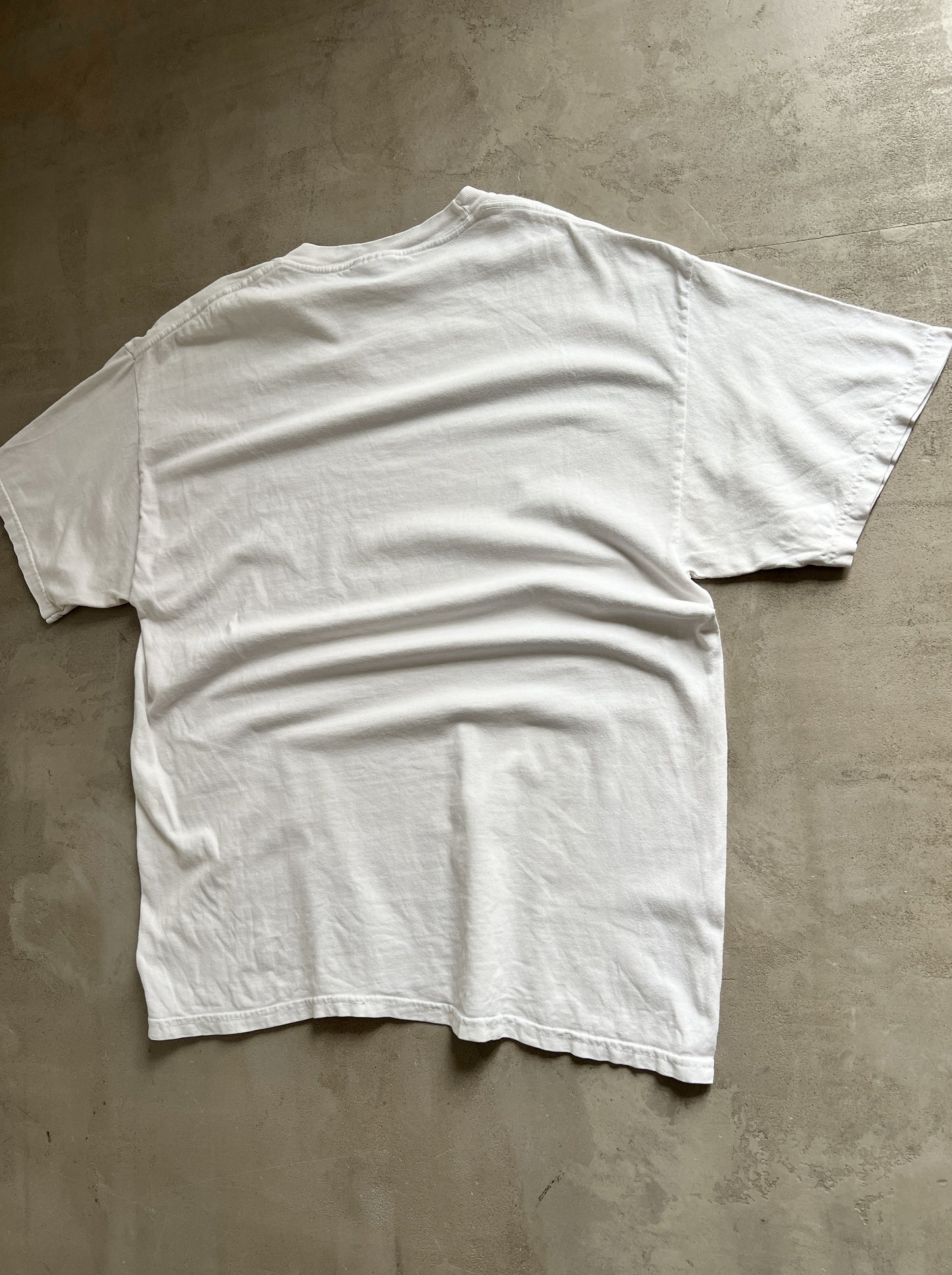 WHITE PORSCHE TEE - 1990S - XL