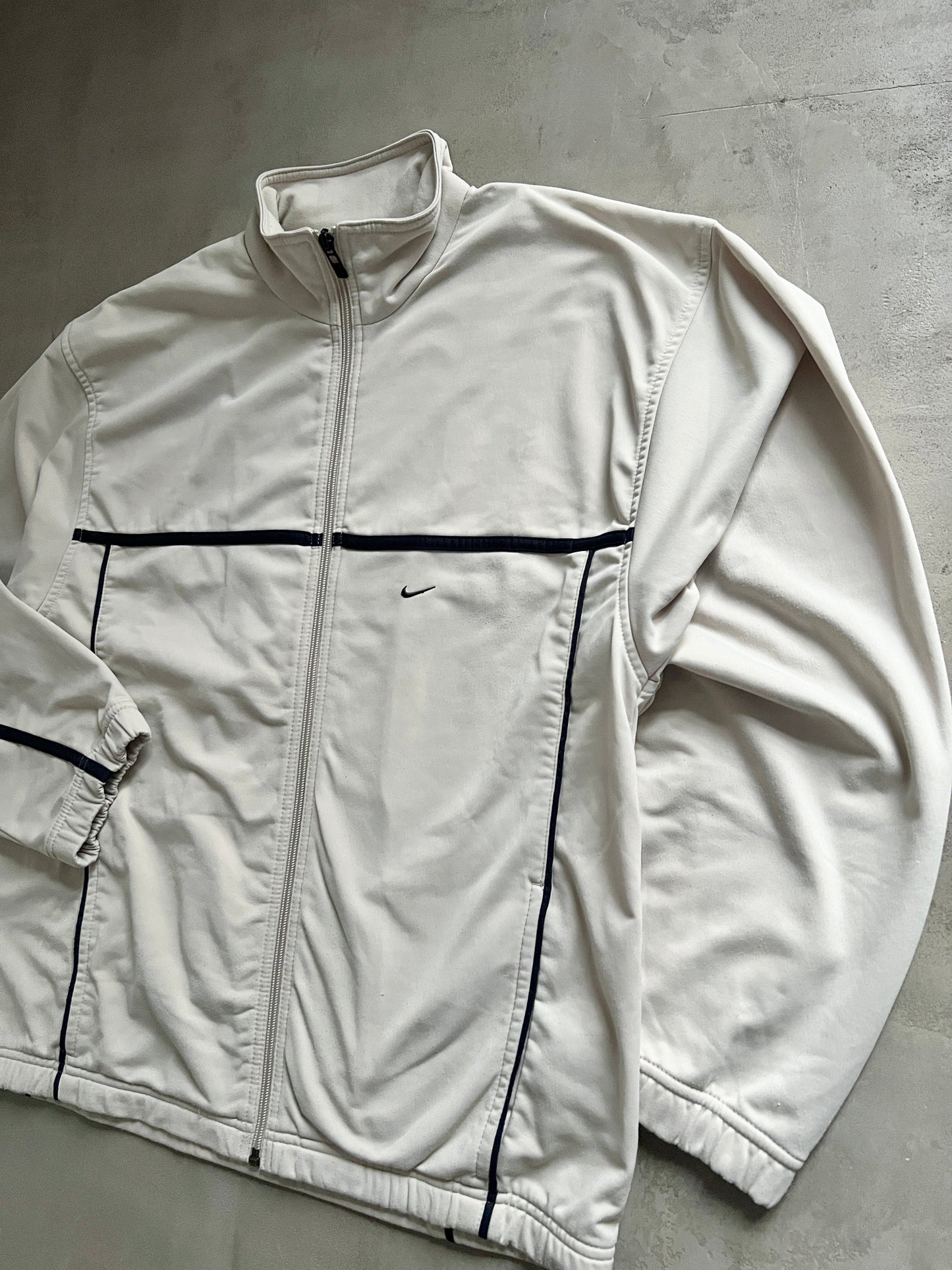 CREME NIKE TRACK JACKET - 2000S - XL/L
