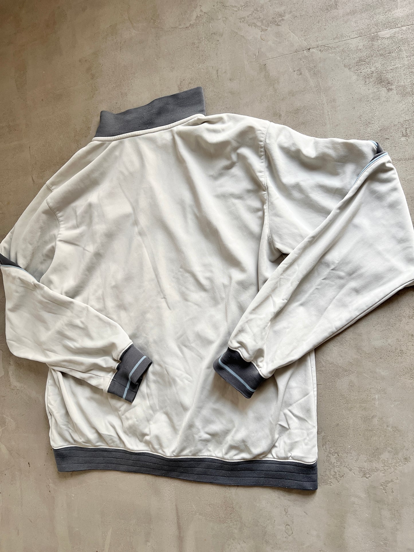 CREME/BABY BLUE NIKE TRACK JACKET - 20000S - L