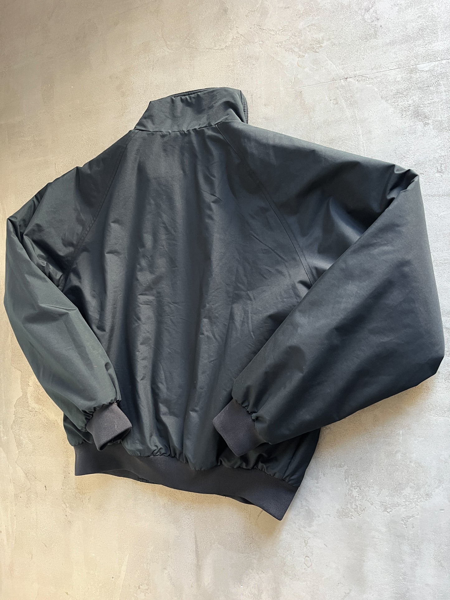 BLACK APPLE PROMO JACKET - 1990S - L/M