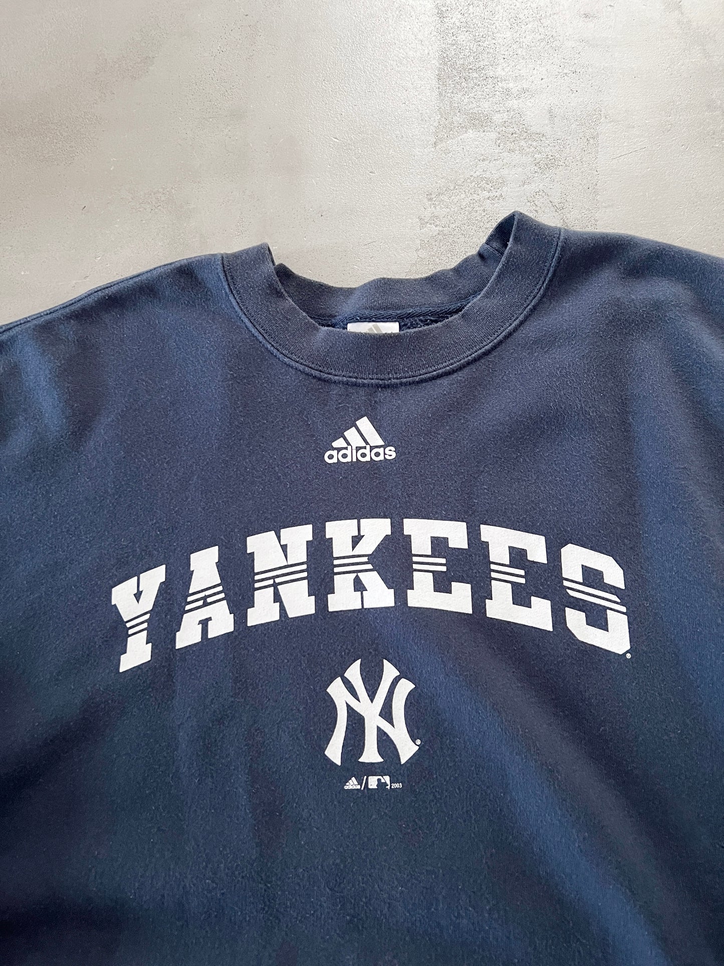 NAVY YANKEES SWEATER - 2003 - L