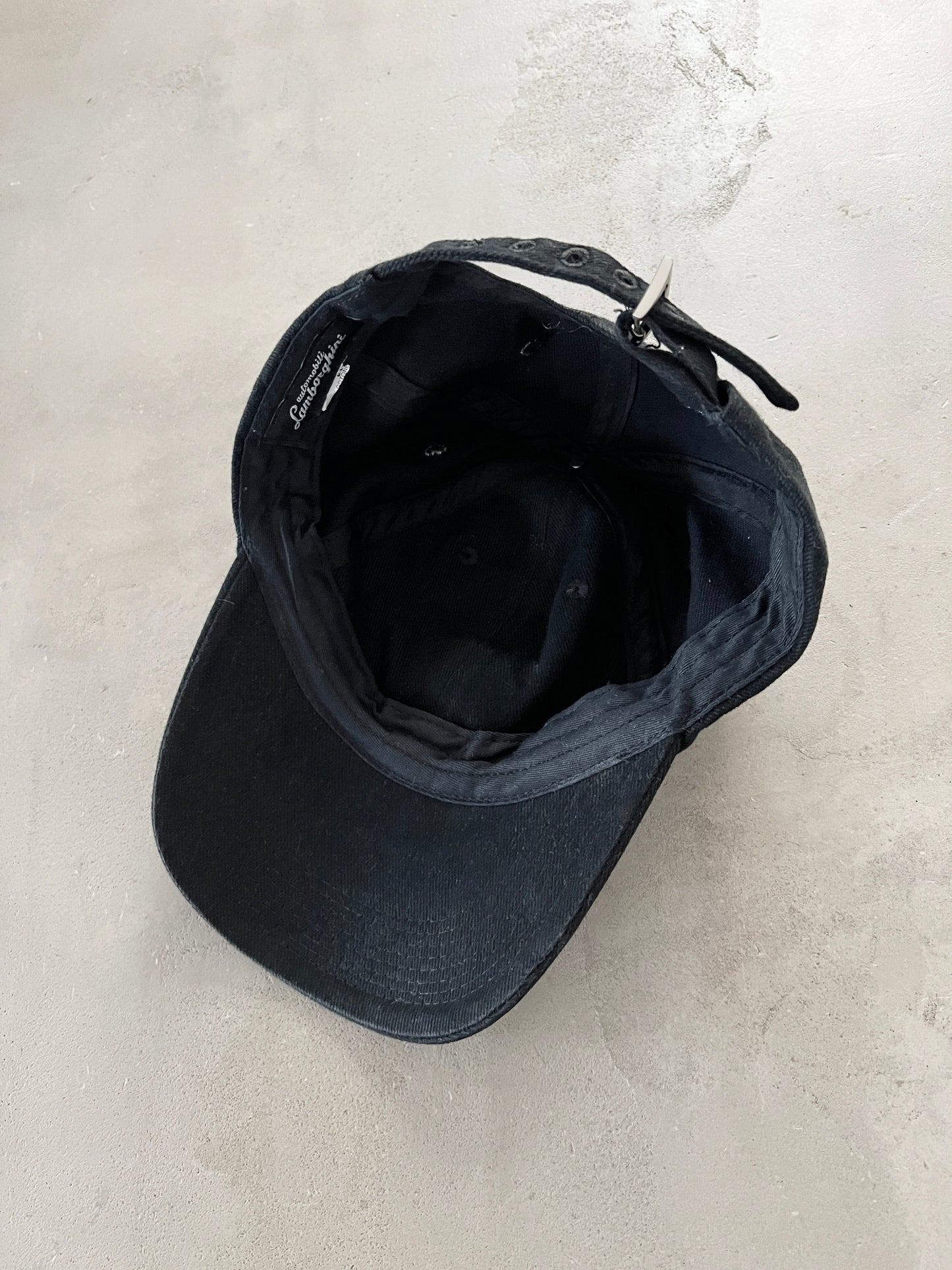 BLACK LAMBORGHINI CAP - 1990S