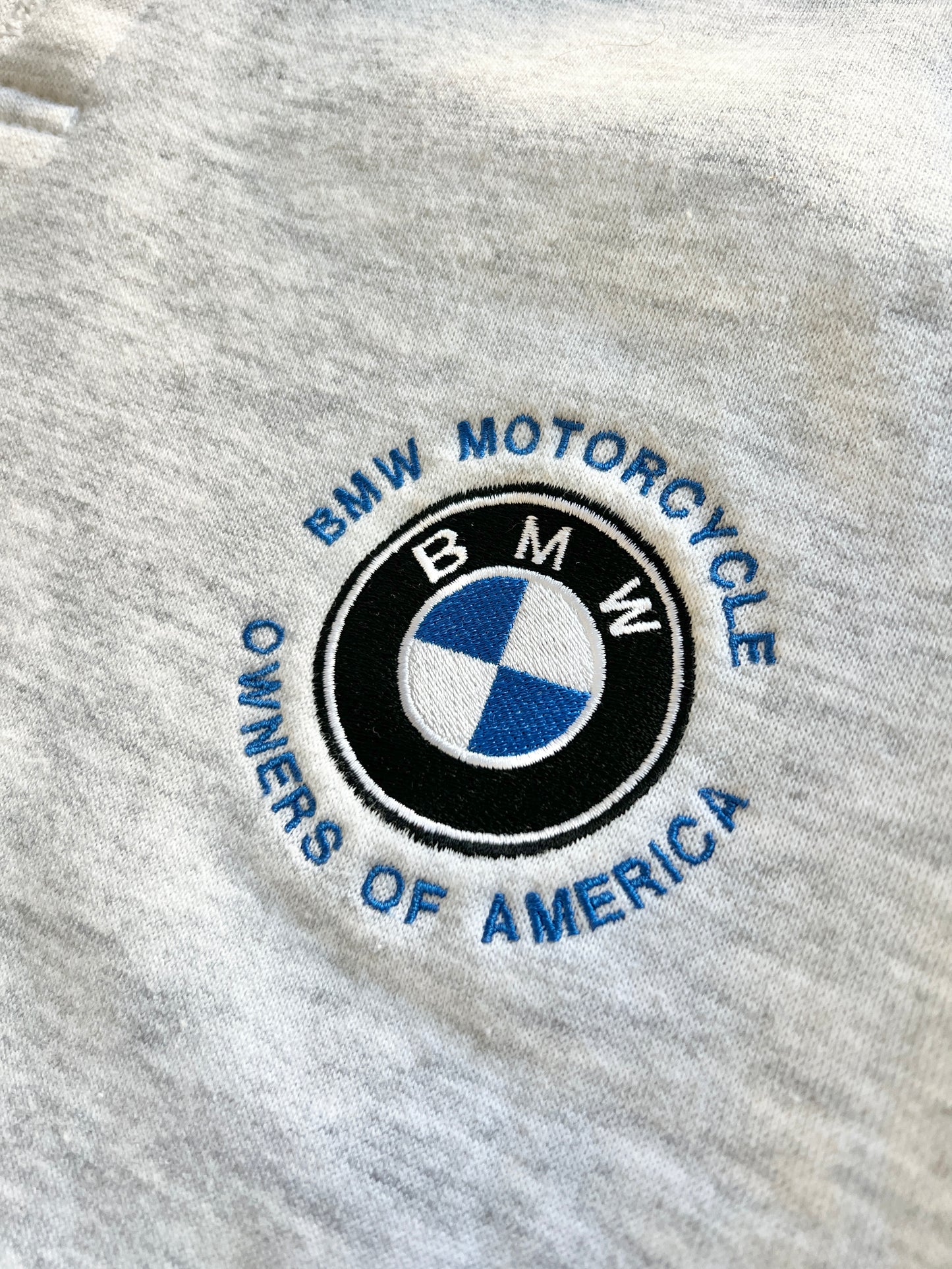 GREY BMW HOODIE - 1990S - L/XL