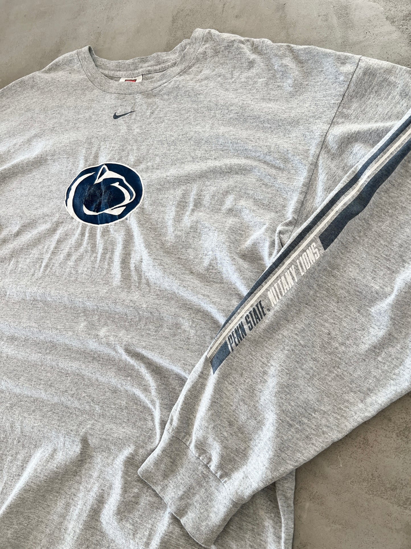 GREY NIKE BASKETBALL LONGSLEEVE - 1990S - XL