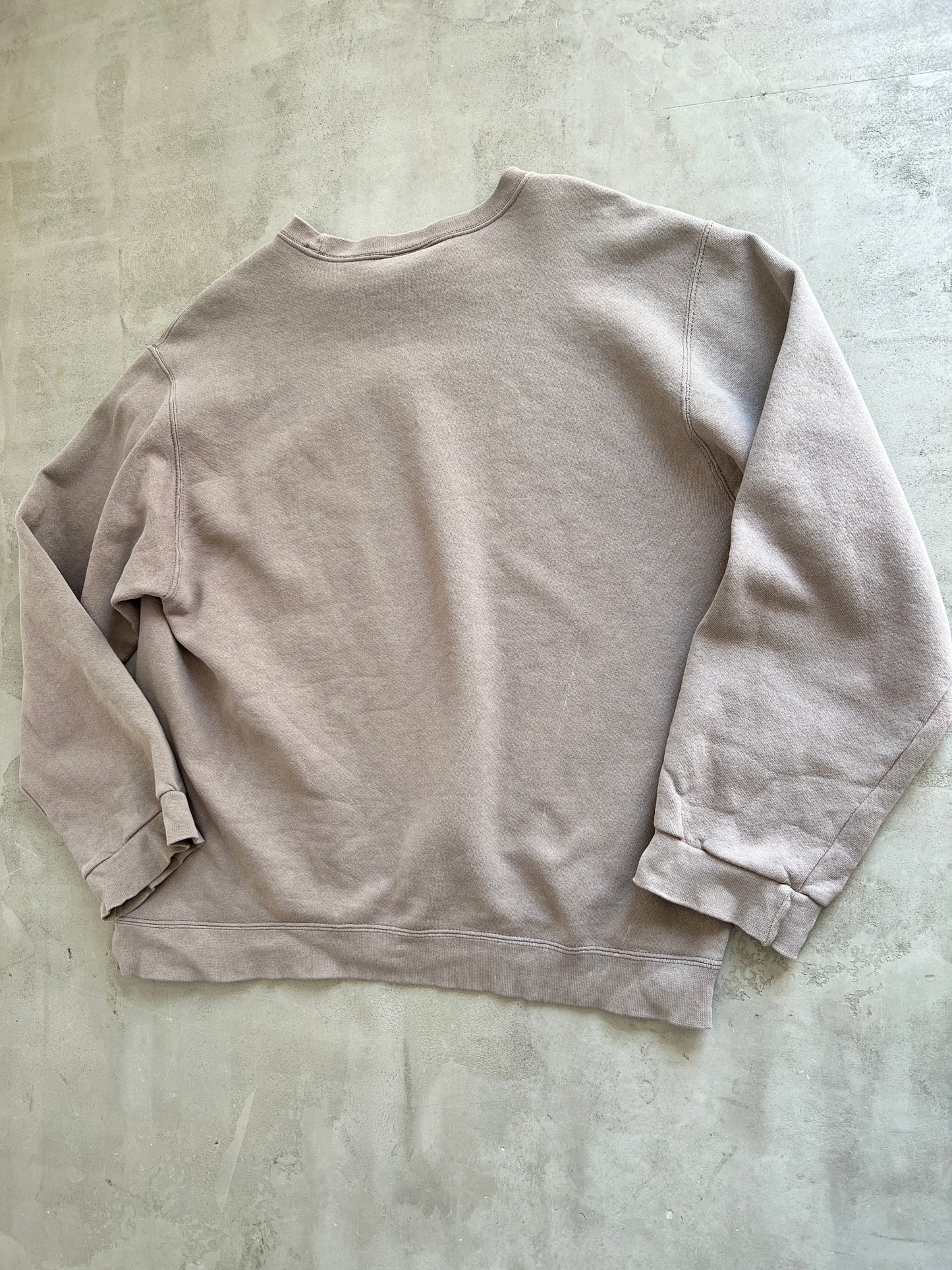 BEIGE NIKE SWEATER - 1990S - L