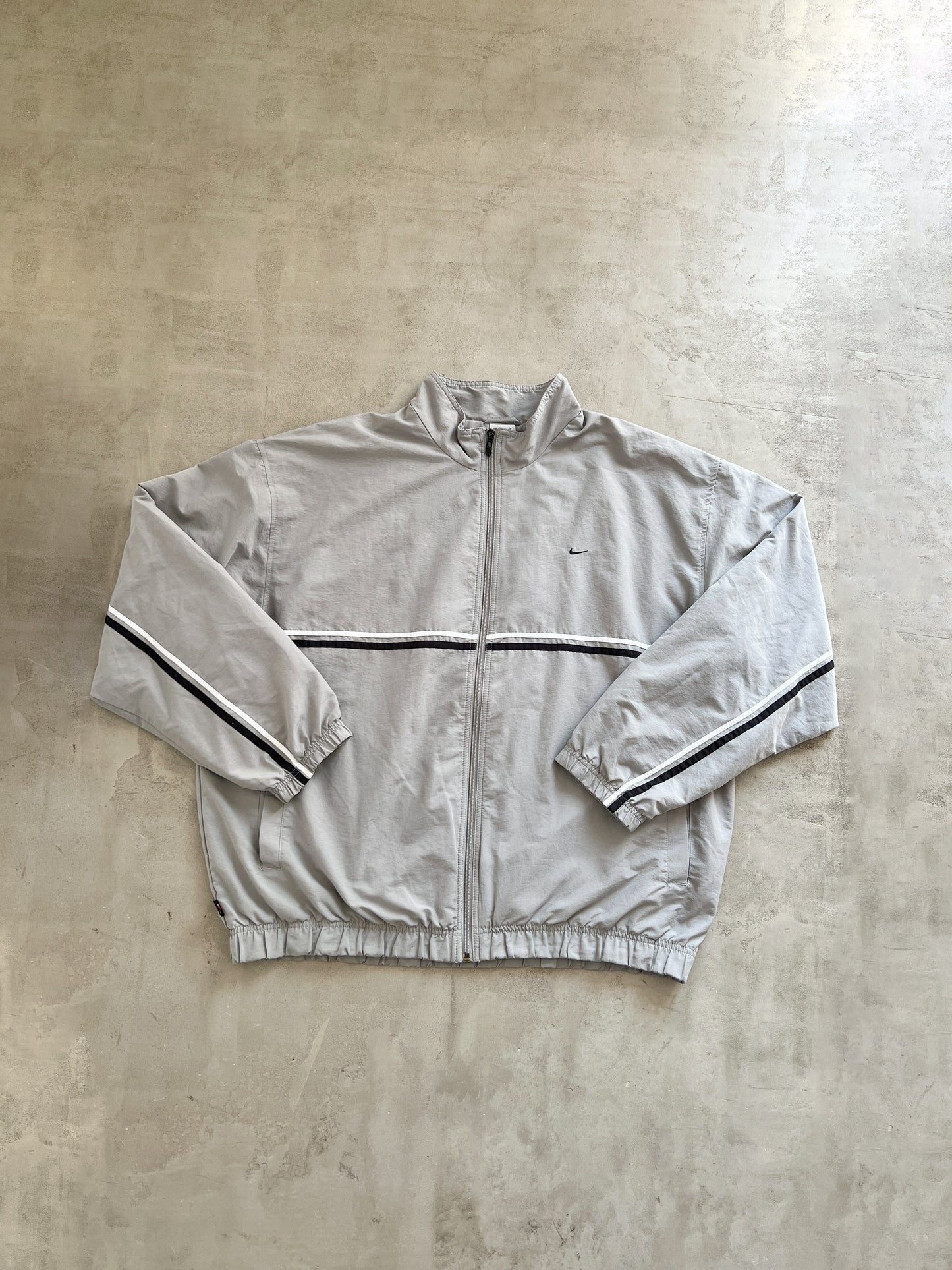 GREY NIKE TRACK JACKET - 2000S - XL/XXL