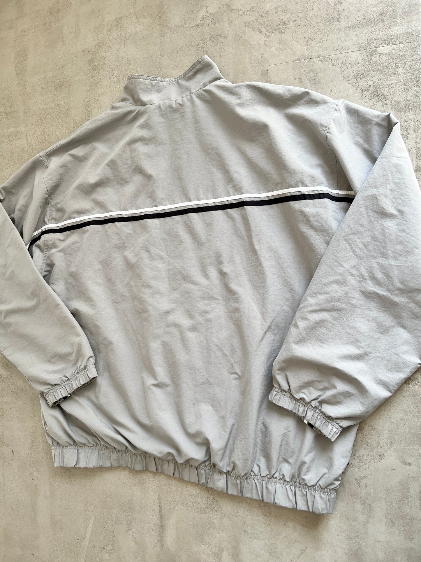 GREY NIKE TRACK JACKET - 2000S - XL/XXL