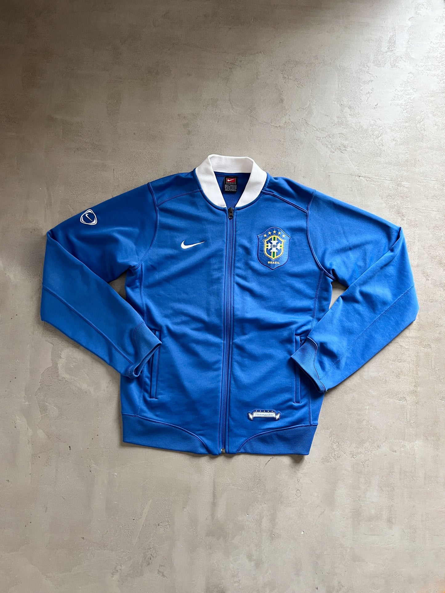 BLUE BRAZIL TRACK JACKET - 2000S - L