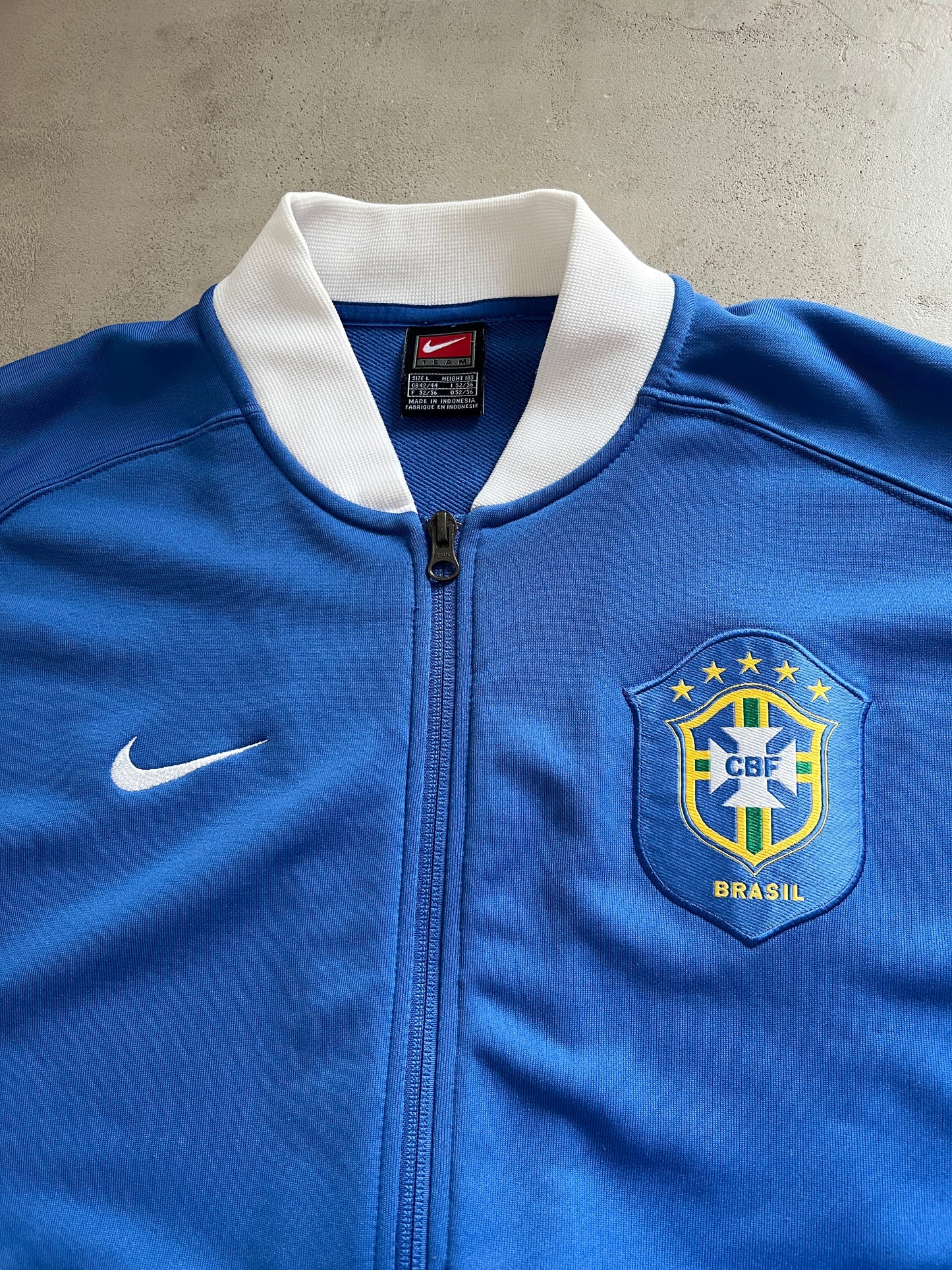 BLUE BRAZIL TRACK JACKET - 2000S - L
