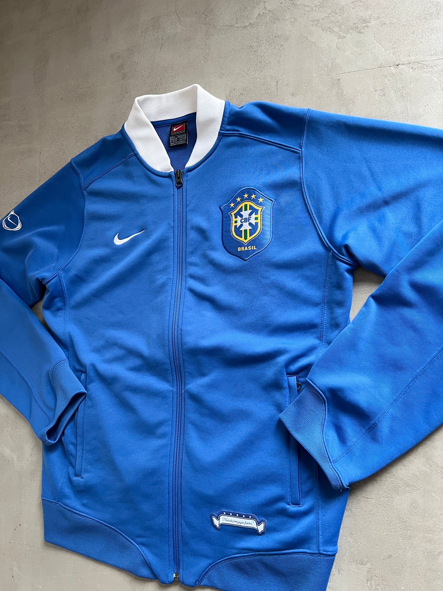 BLUE BRAZIL TRACK JACKET - 2000S - L