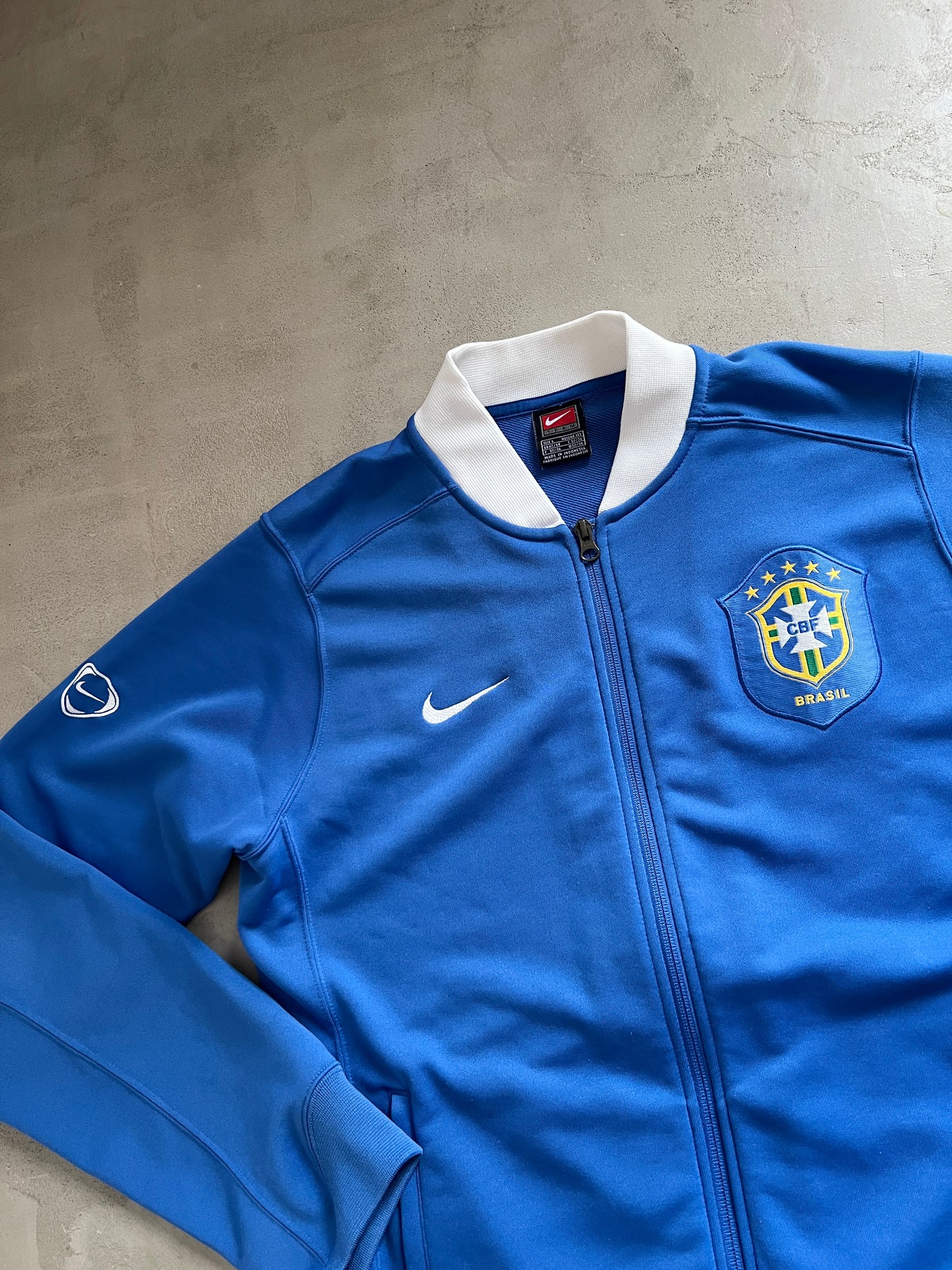 BLUE BRAZIL TRACK JACKET - 2000S - L