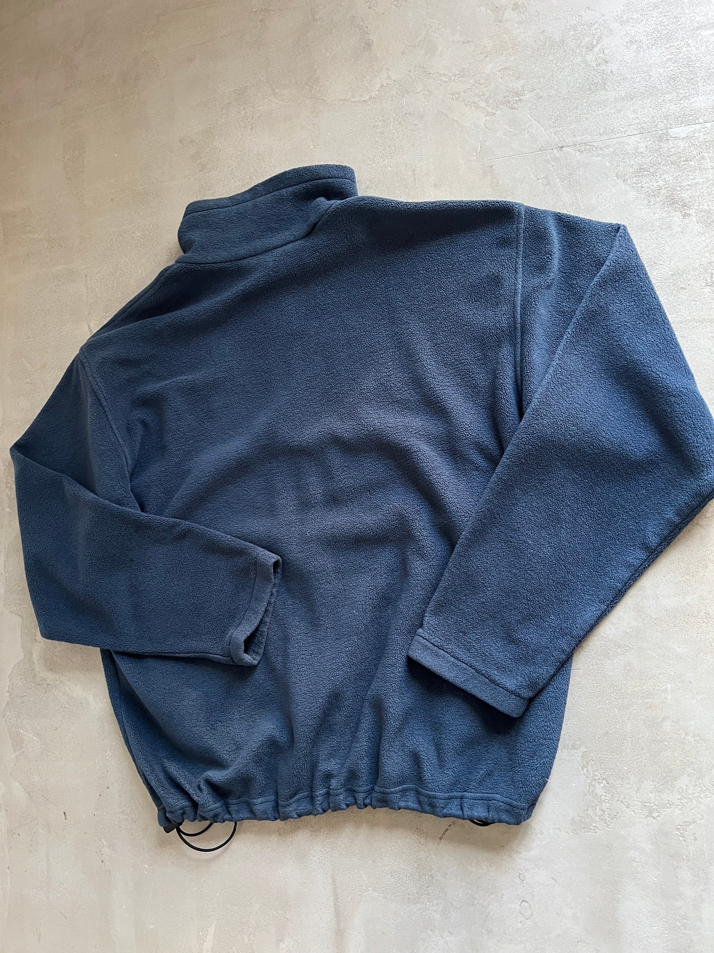 NAVY MERCEDES BENZ COLUMBIA FLEECE - 1990S - XL/L