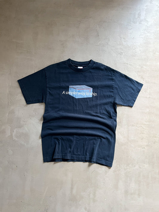 FADED NAVY USPS PROMO TEE - 1990S - M