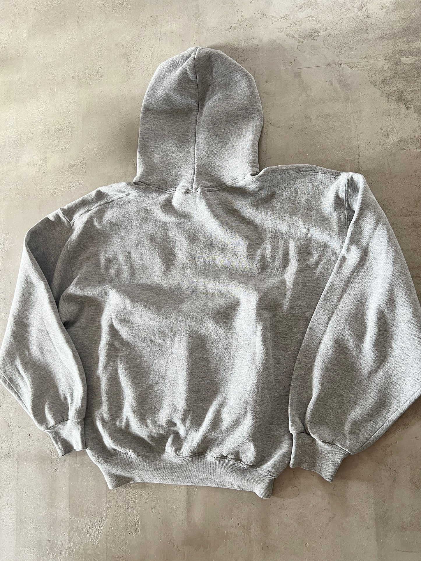 GREY YANKEES RUSSELL HOODIE - 2000S - M
