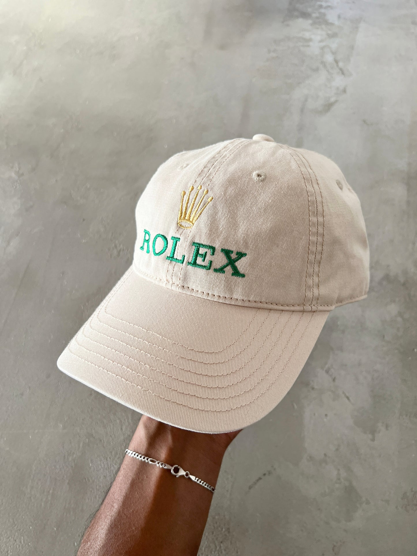 CREME ROLEX CAP - 1990S