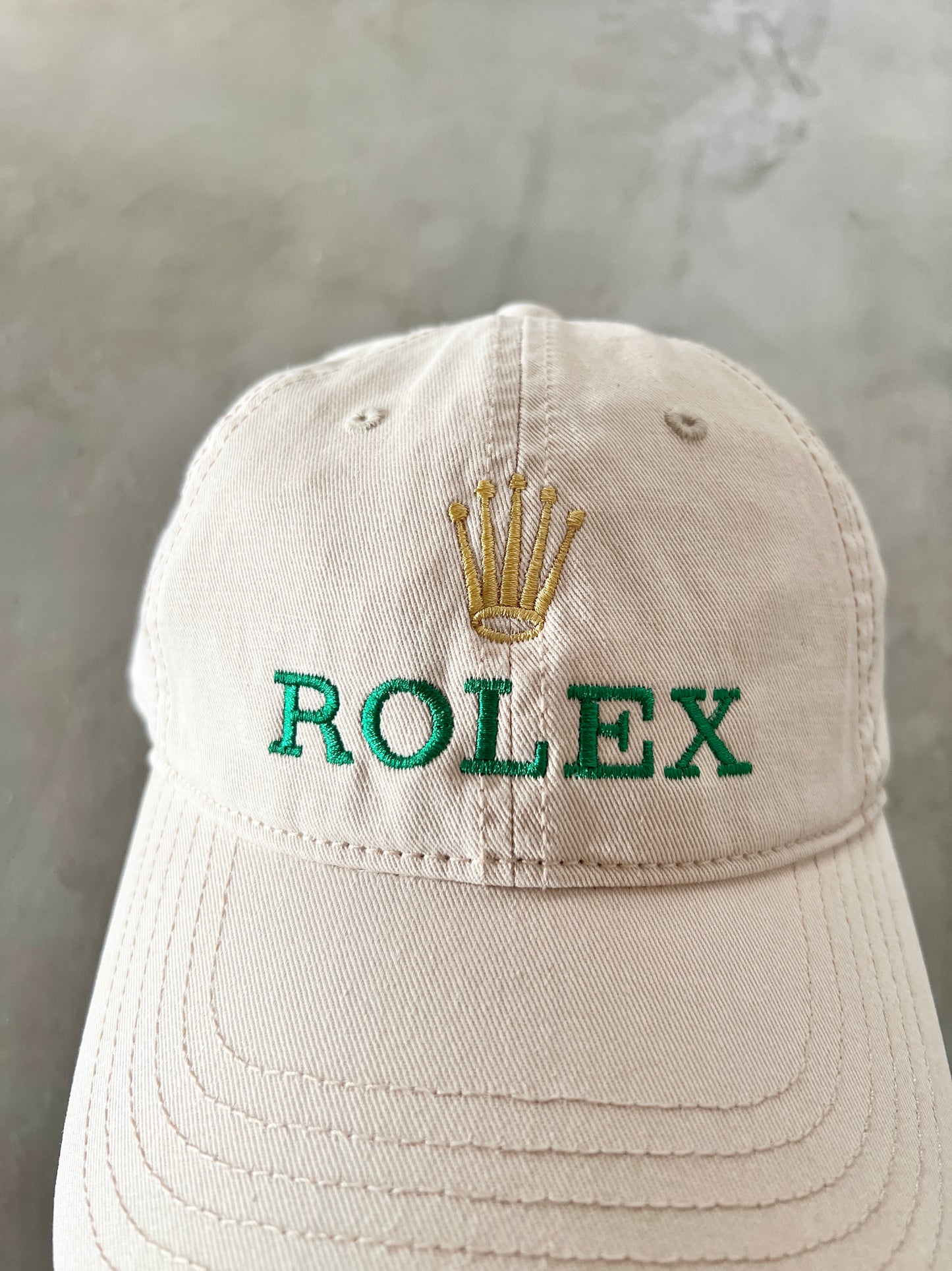 CREME ROLEX CAP - 1990S