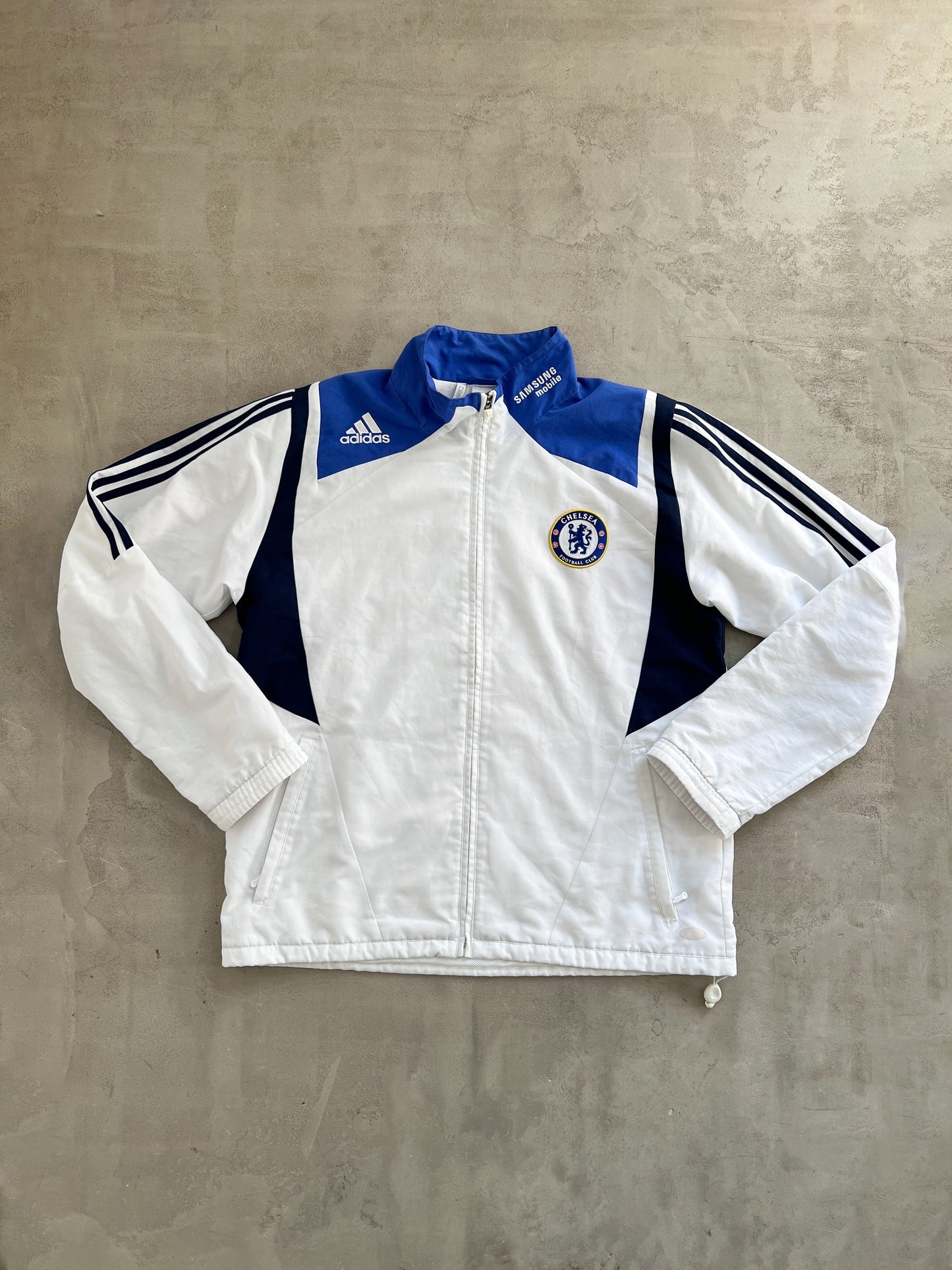 WHITE CHELSEA TRACK JACKET - 2000S - L