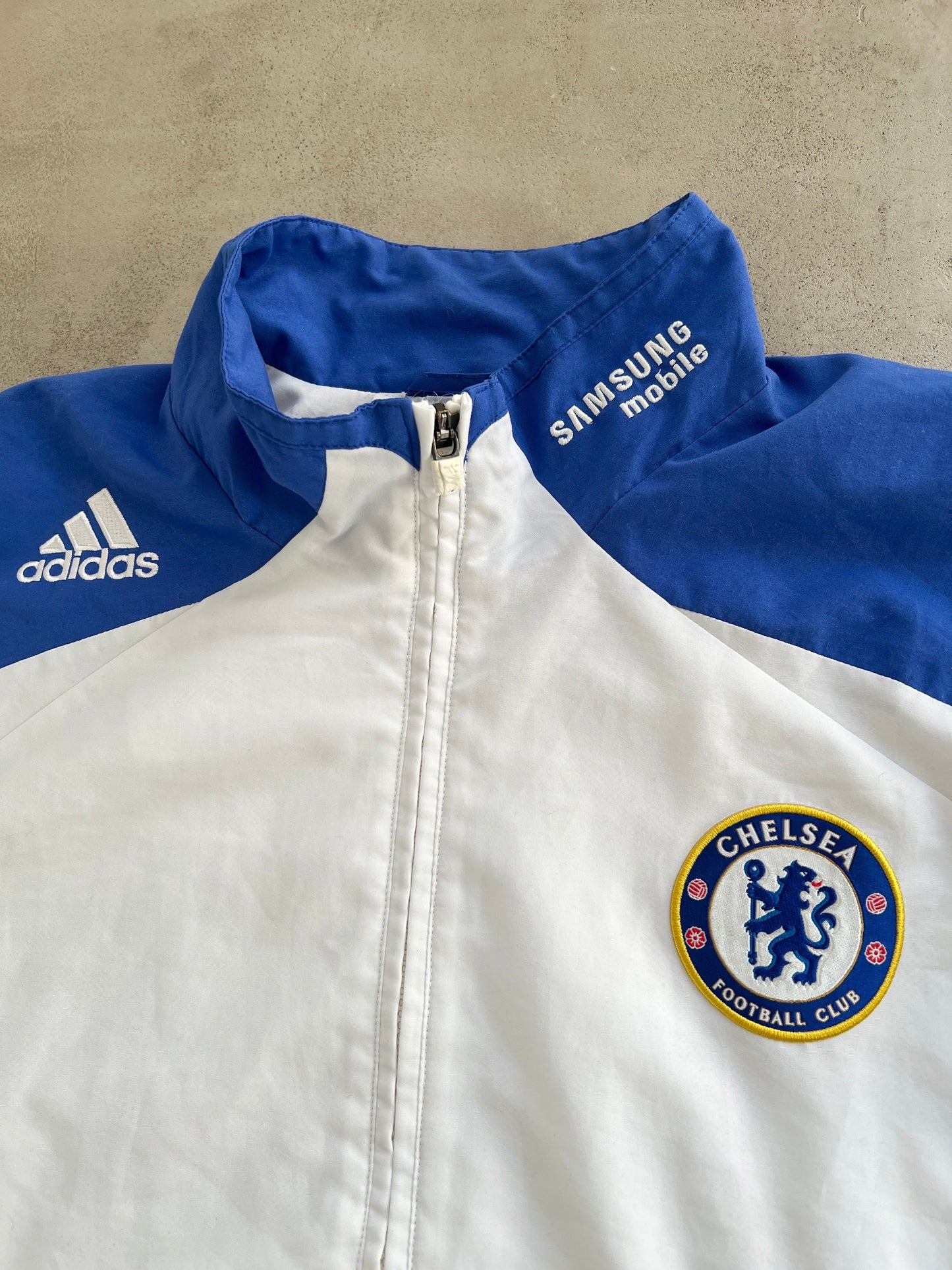WHITE CHELSEA TRACK JACKET - 2000S - L