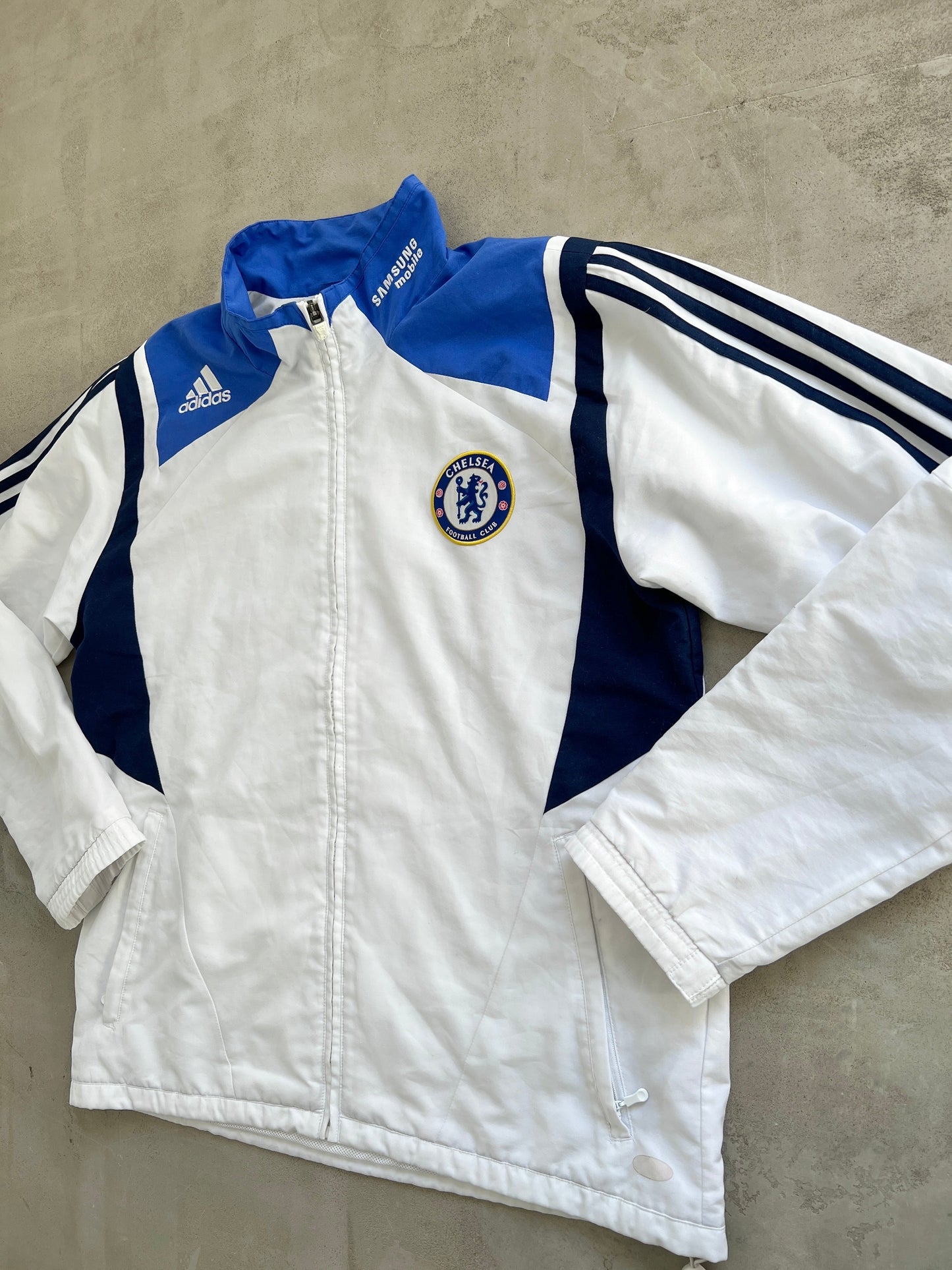WHITE CHELSEA TRACK JACKET - 2000S - L