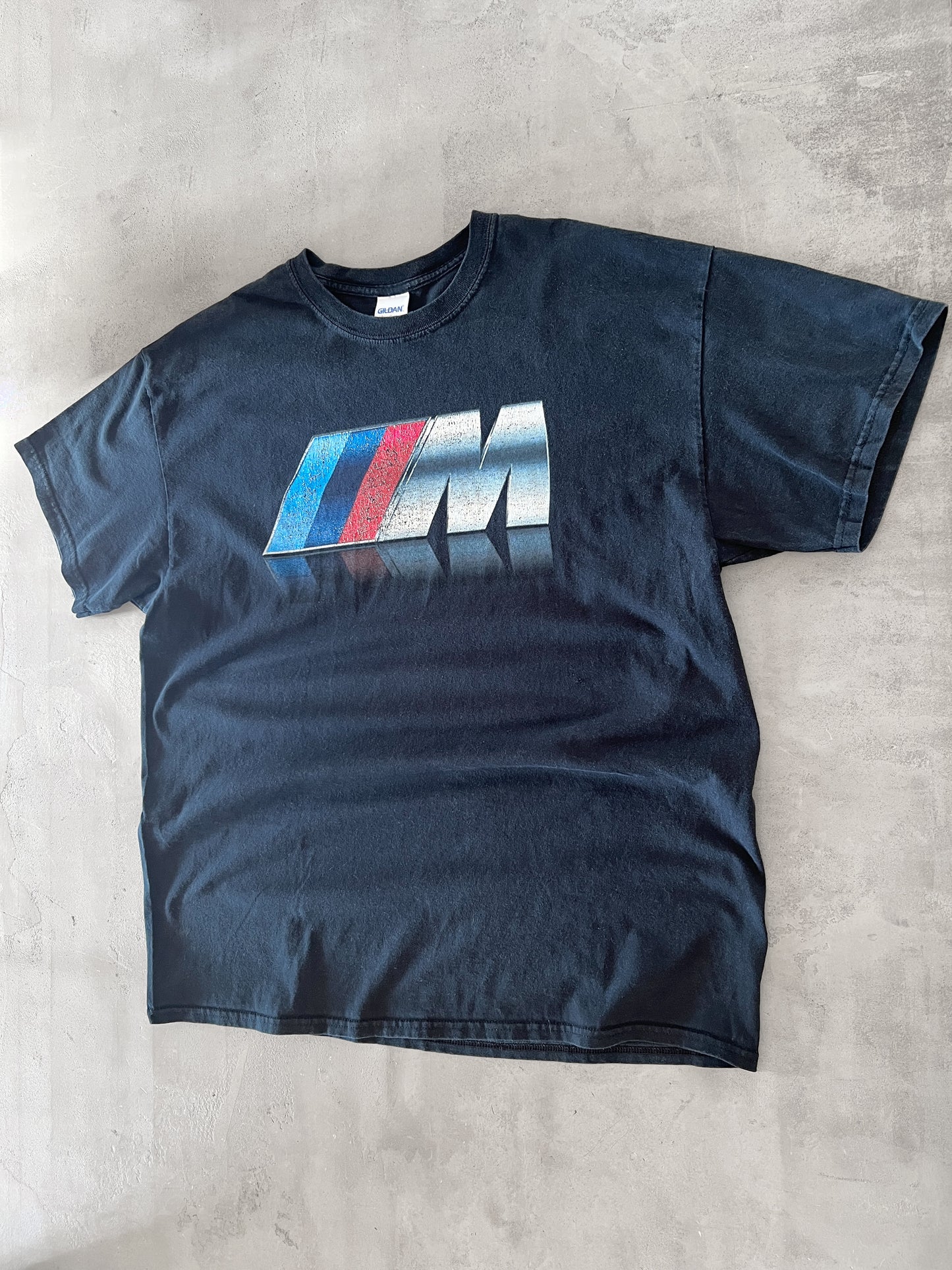 BLACK BMW M TEE - 1990S - L