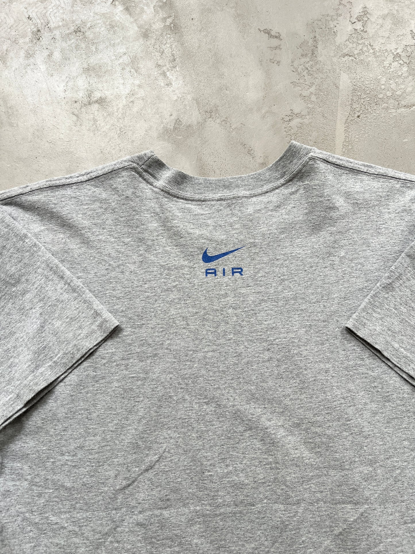 GREY/BLUE NIKE TEE - 1990S