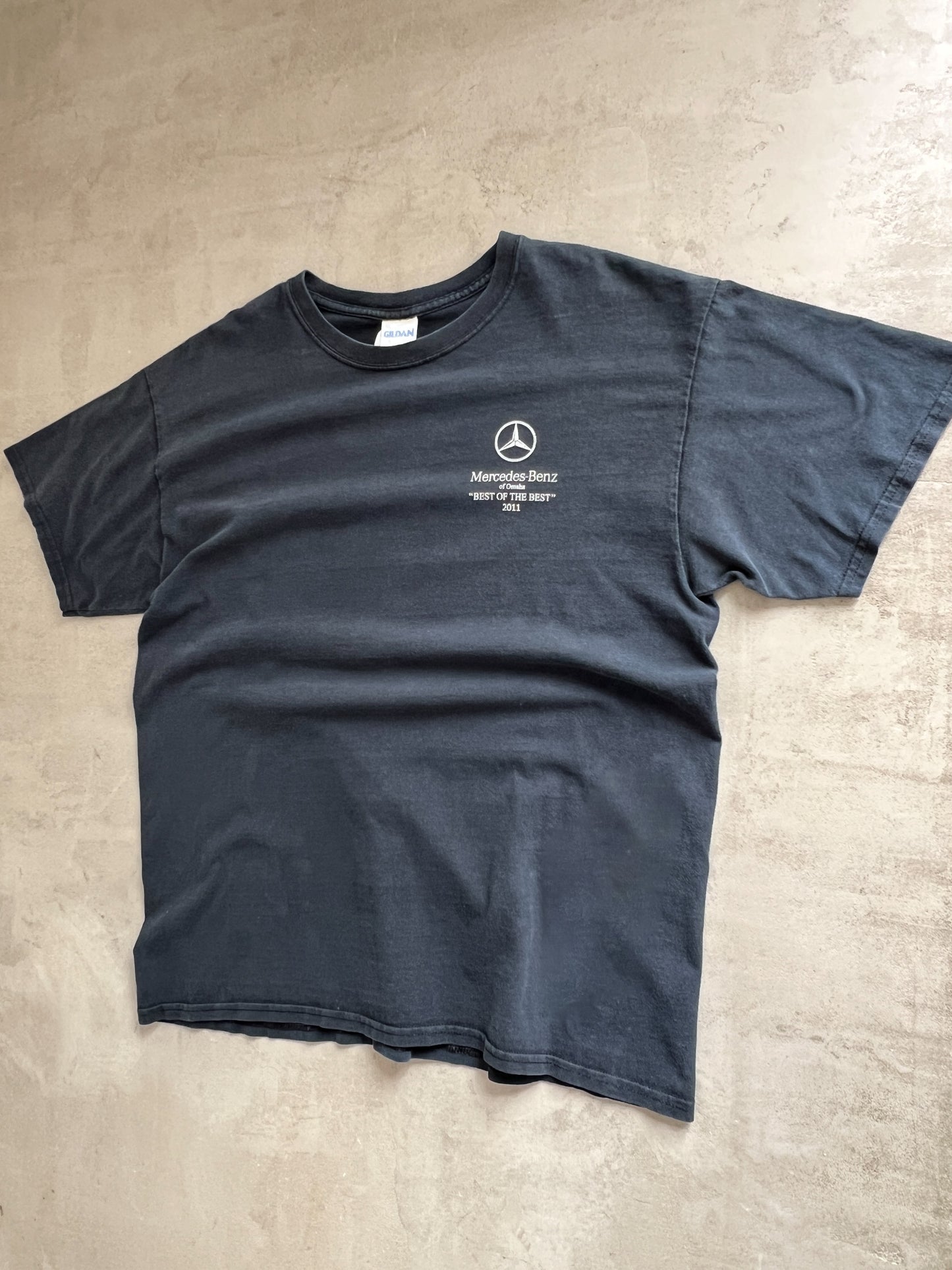 FADED BLACK MERCEDES BENZ SLS TEE - 2000S - L