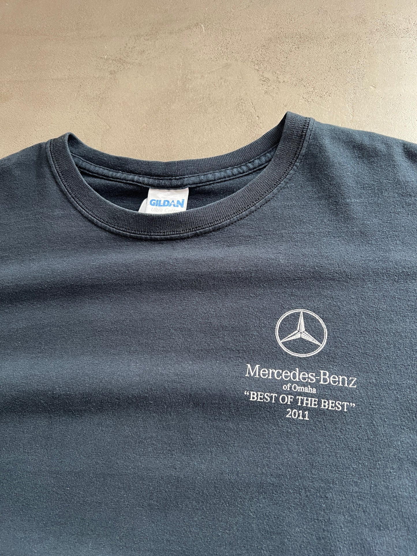 FADED BLACK MERCEDES BENZ SLS TEE - 2000S - L