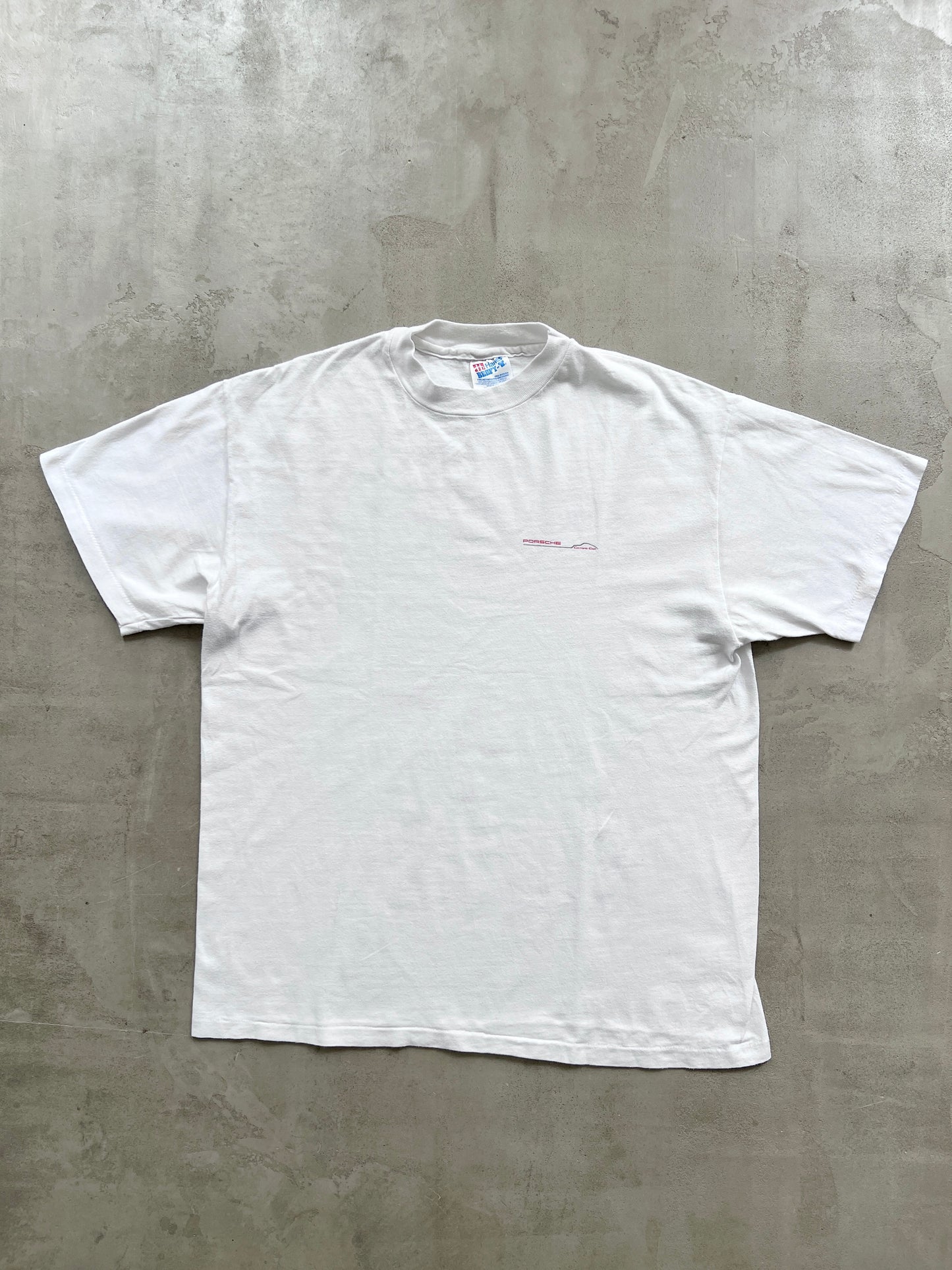 WHITE PORSCHE CARRERA CUP TEE - 2000S