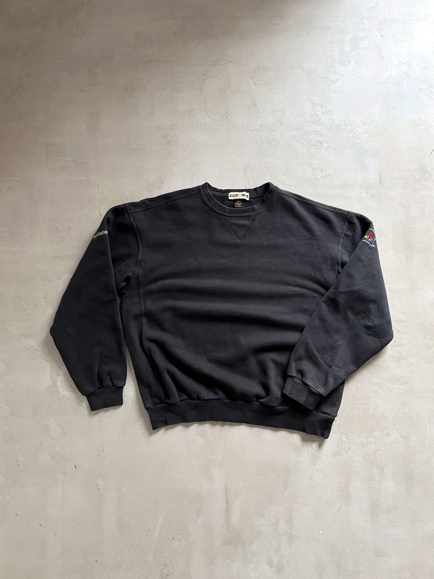 BLACK PLAYSTATION SWEATER - 2000S - S